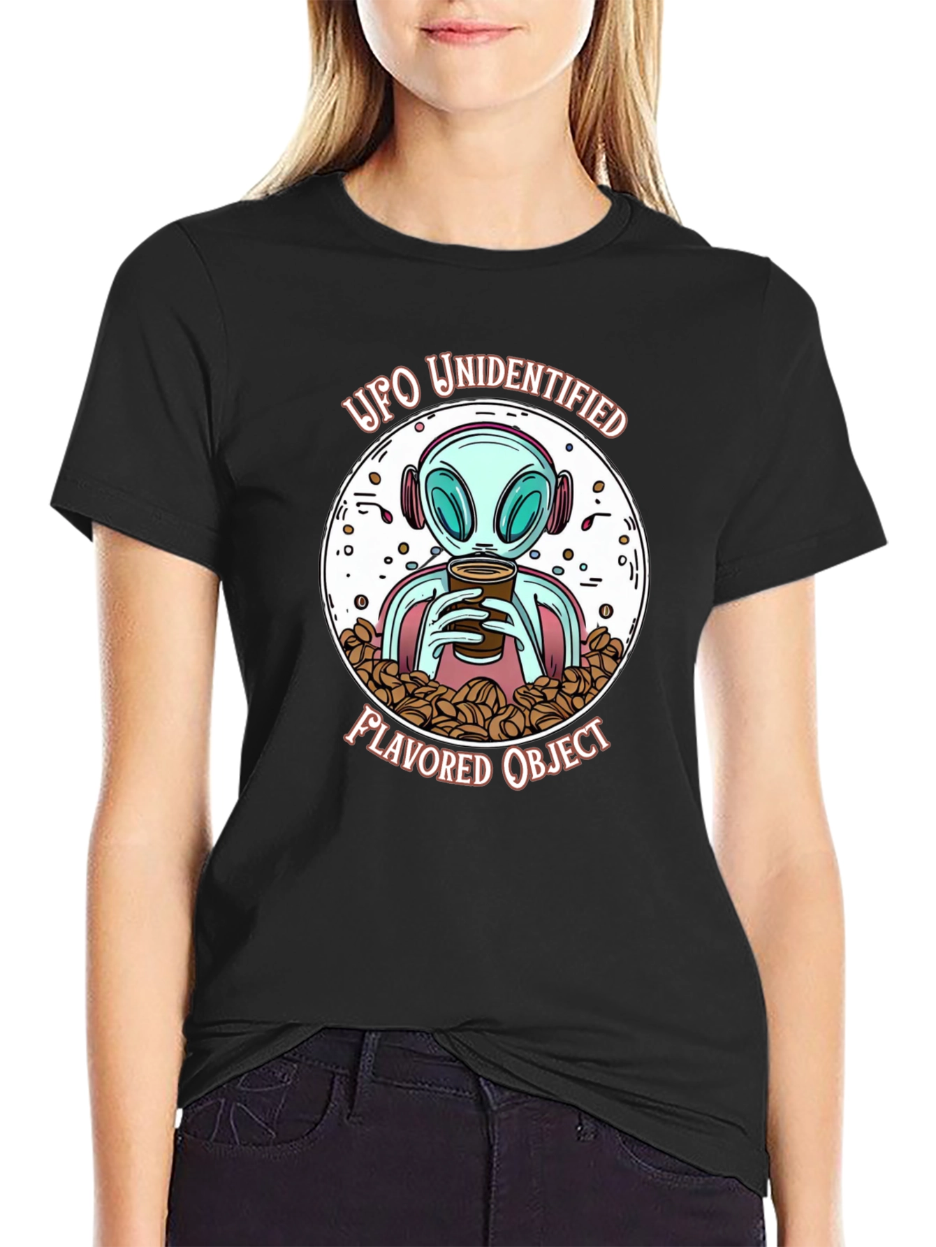 UFO Unidentified Flavored Object Graphic T-Shirt