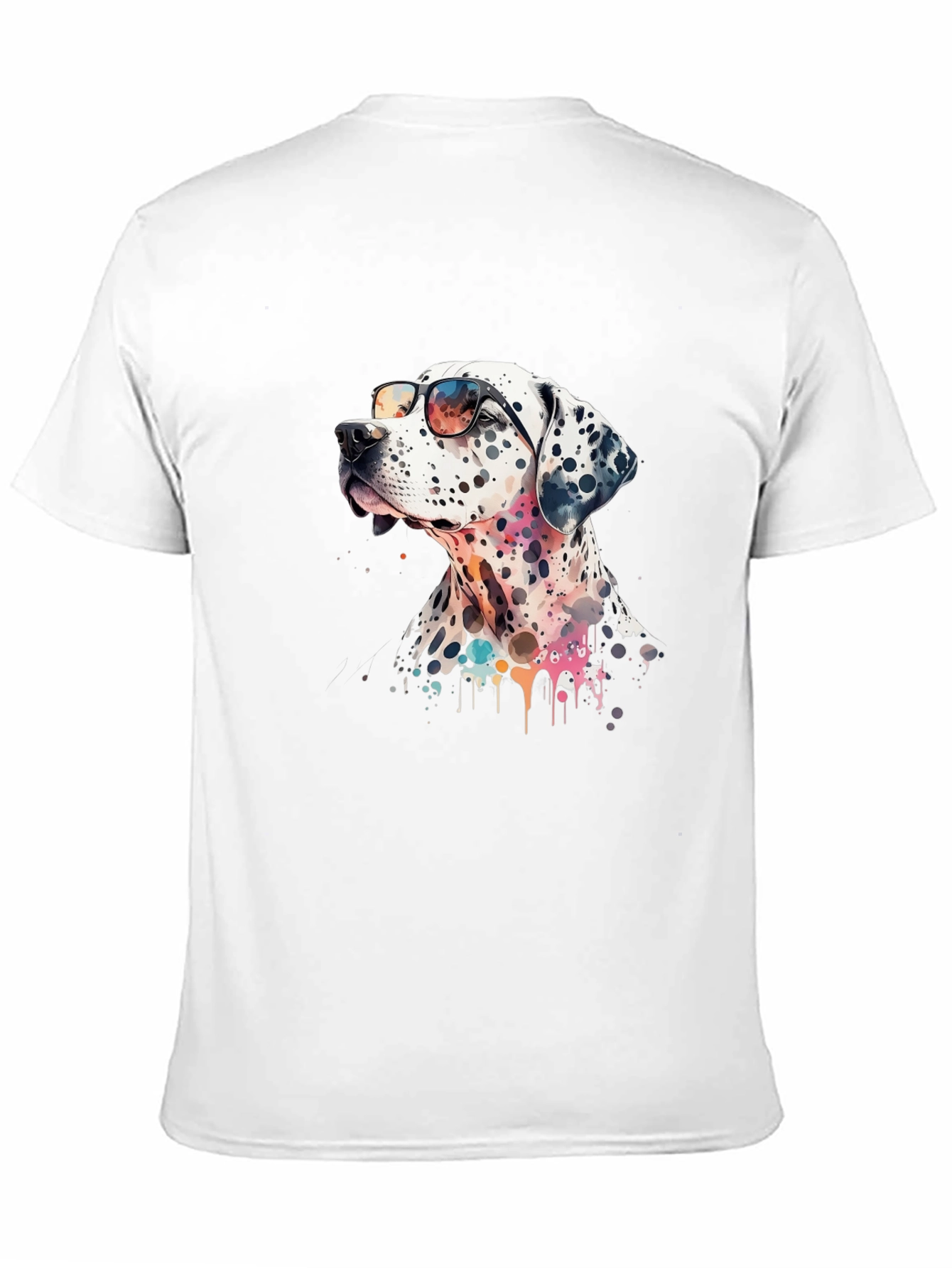 Cool Dalmatian Dog Graphic T-Shirt