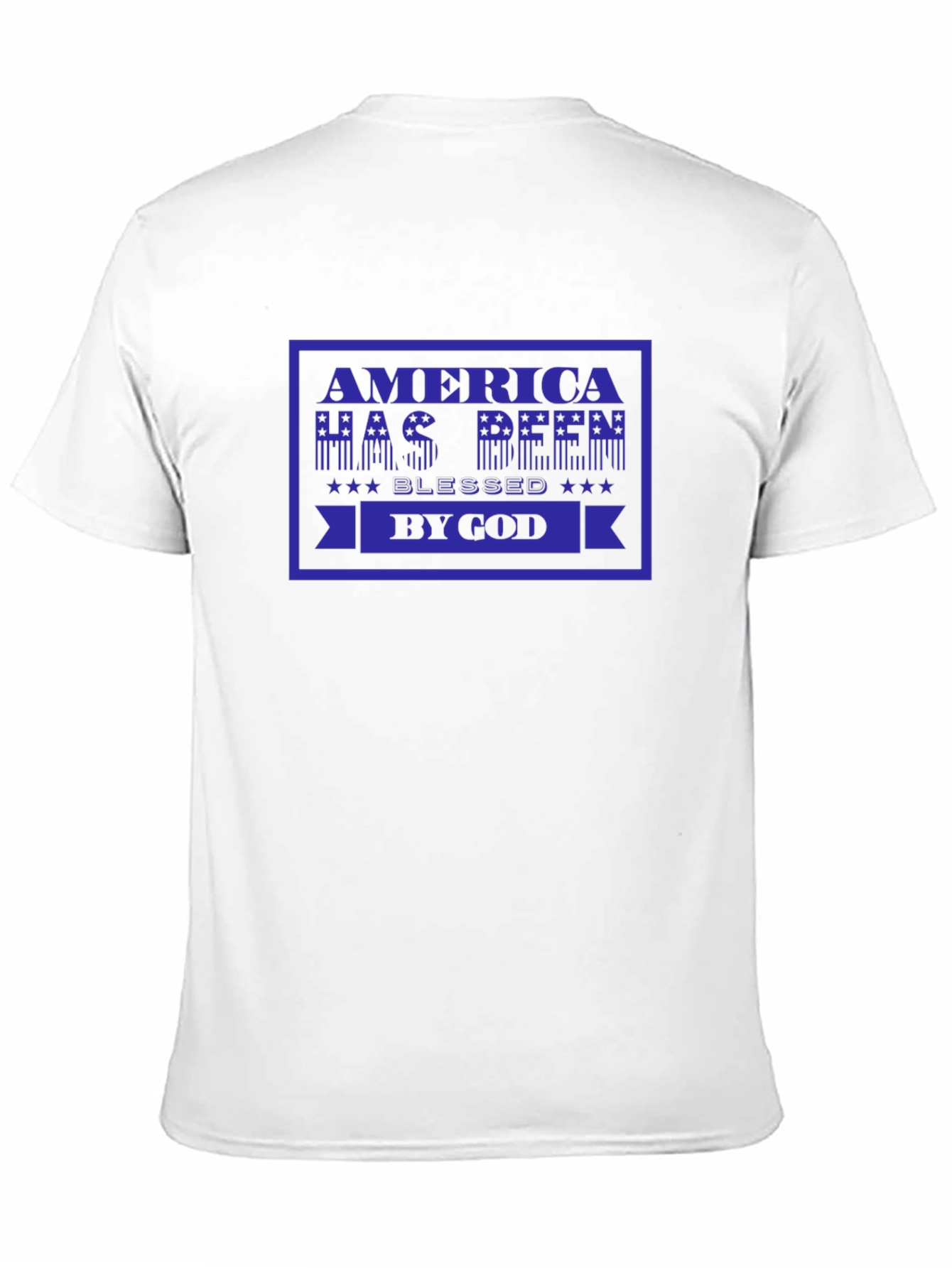 America Blessed By God Black T-Shirt
