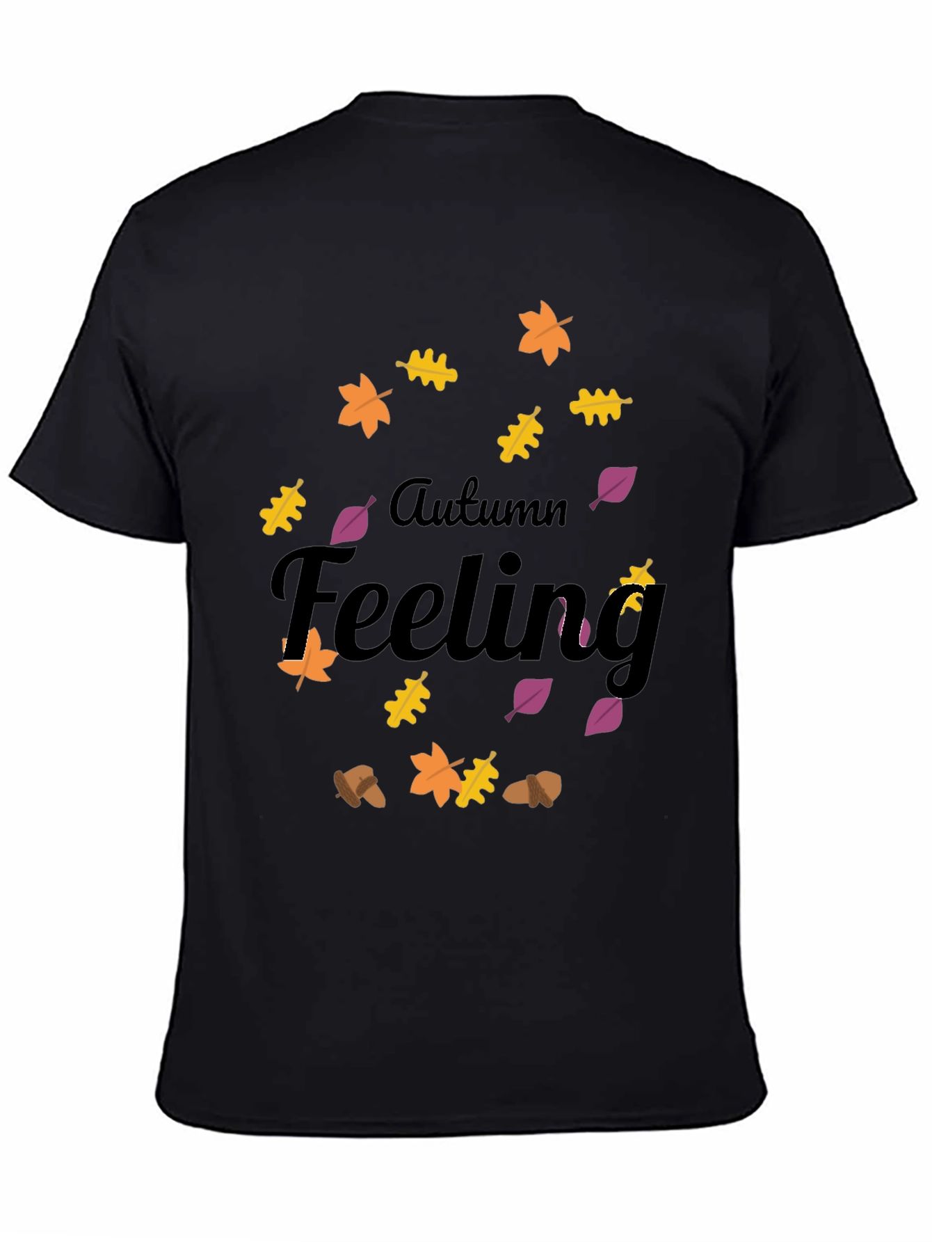 Autumn Feeling Graphic Tee - Stylish Fall Season Shirt