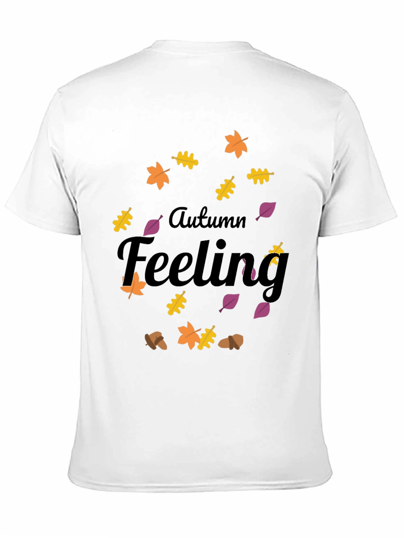 Autumn Feeling Graphic Tee - Stylish Fall Season Shirt