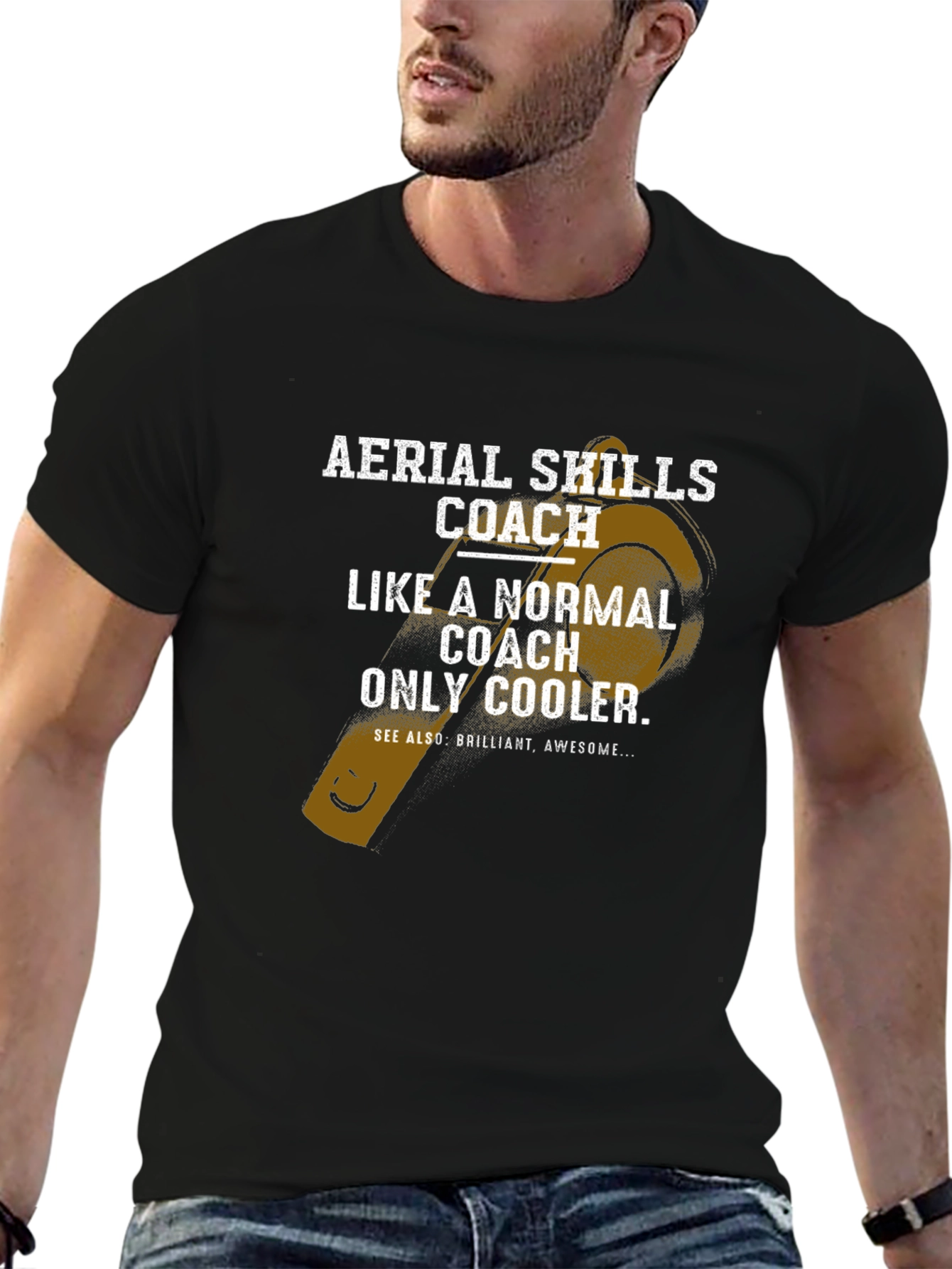 Aerial Skills Coach T-Shirt - Cool Coaching Apparel