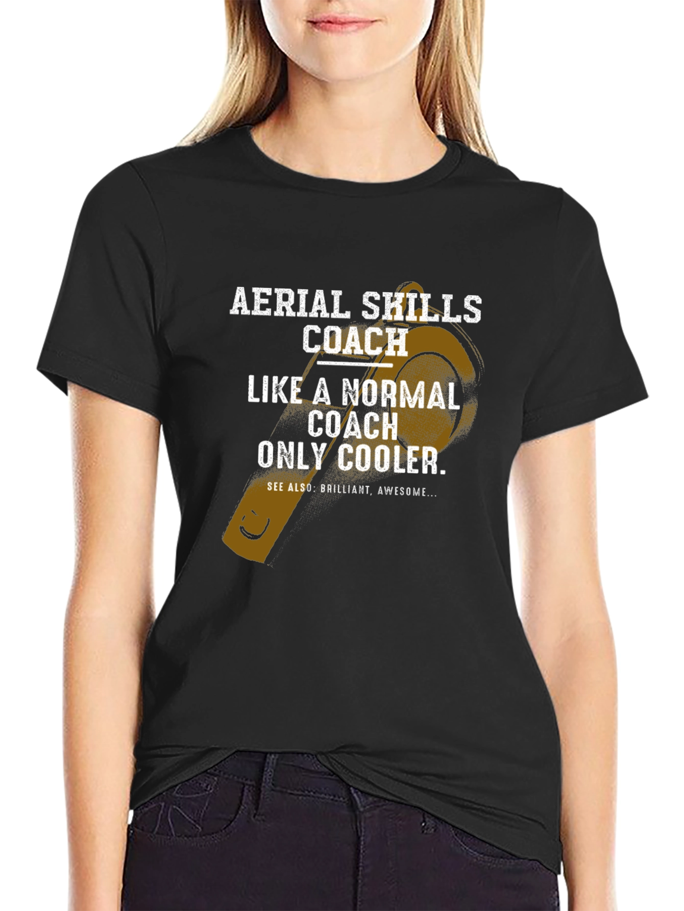 Aerial Skills Coach T-Shirt - Cool Coaching Apparel