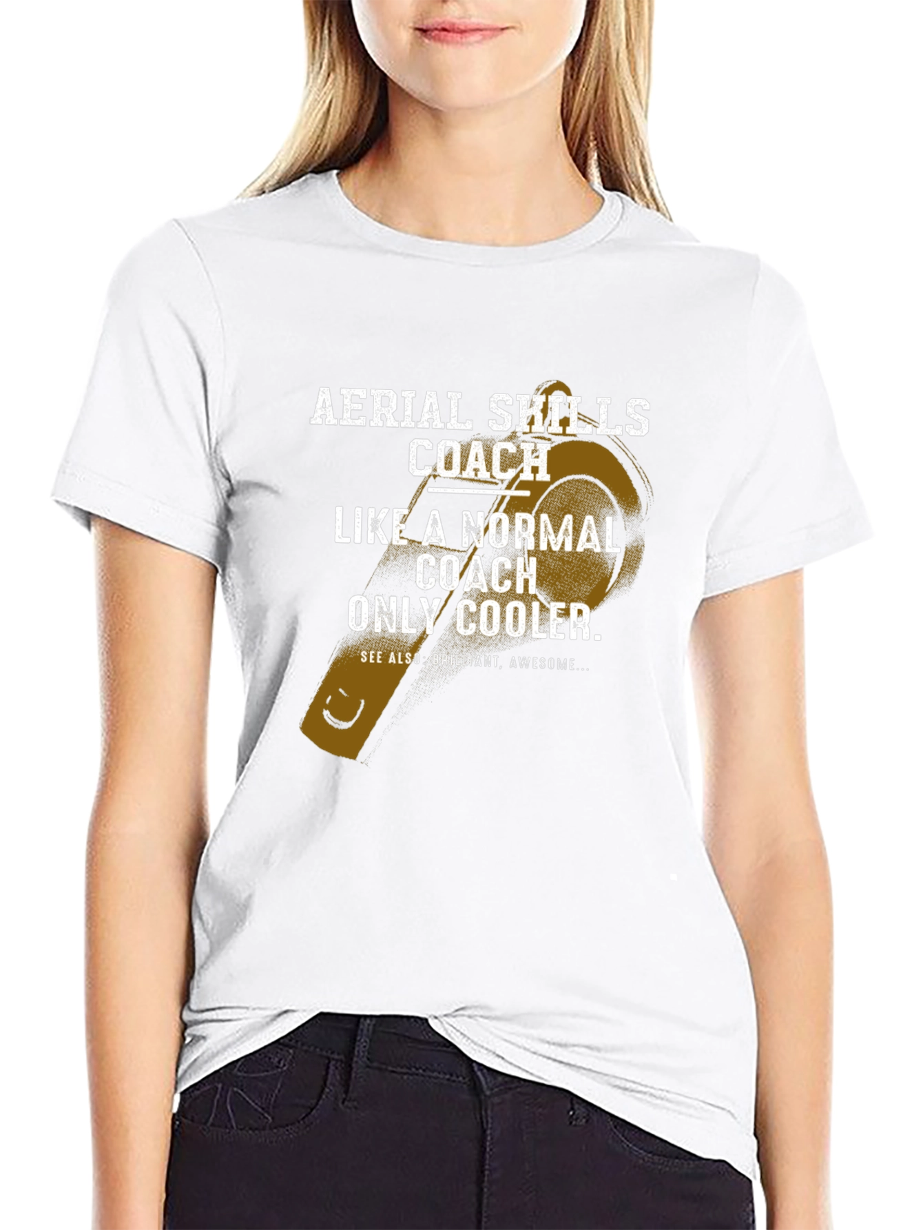Aerial Skills Coach T-Shirt - Cool Coaching Apparel