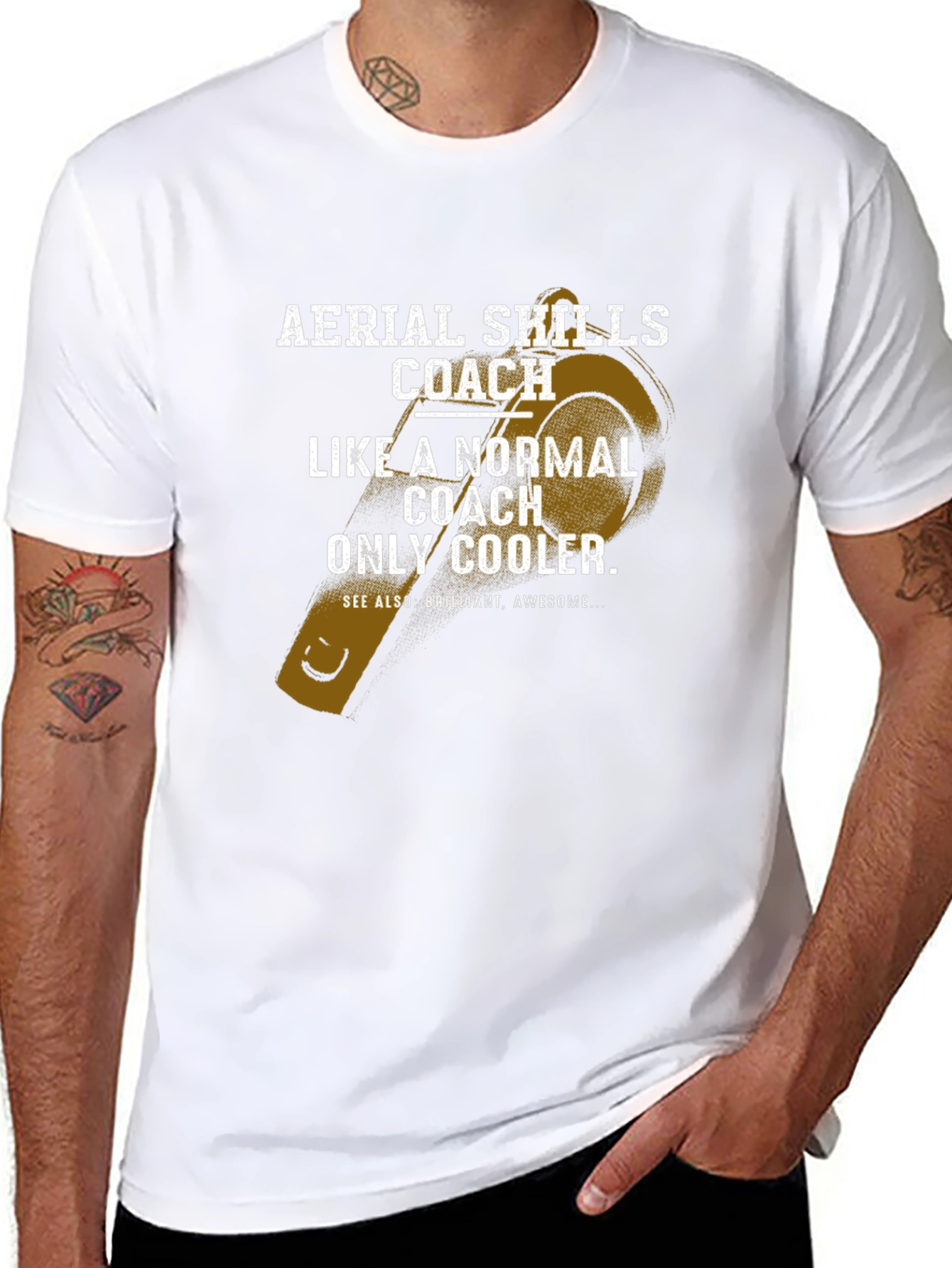 Aerial Skills Coach T-Shirt - Cool Coaching Apparel