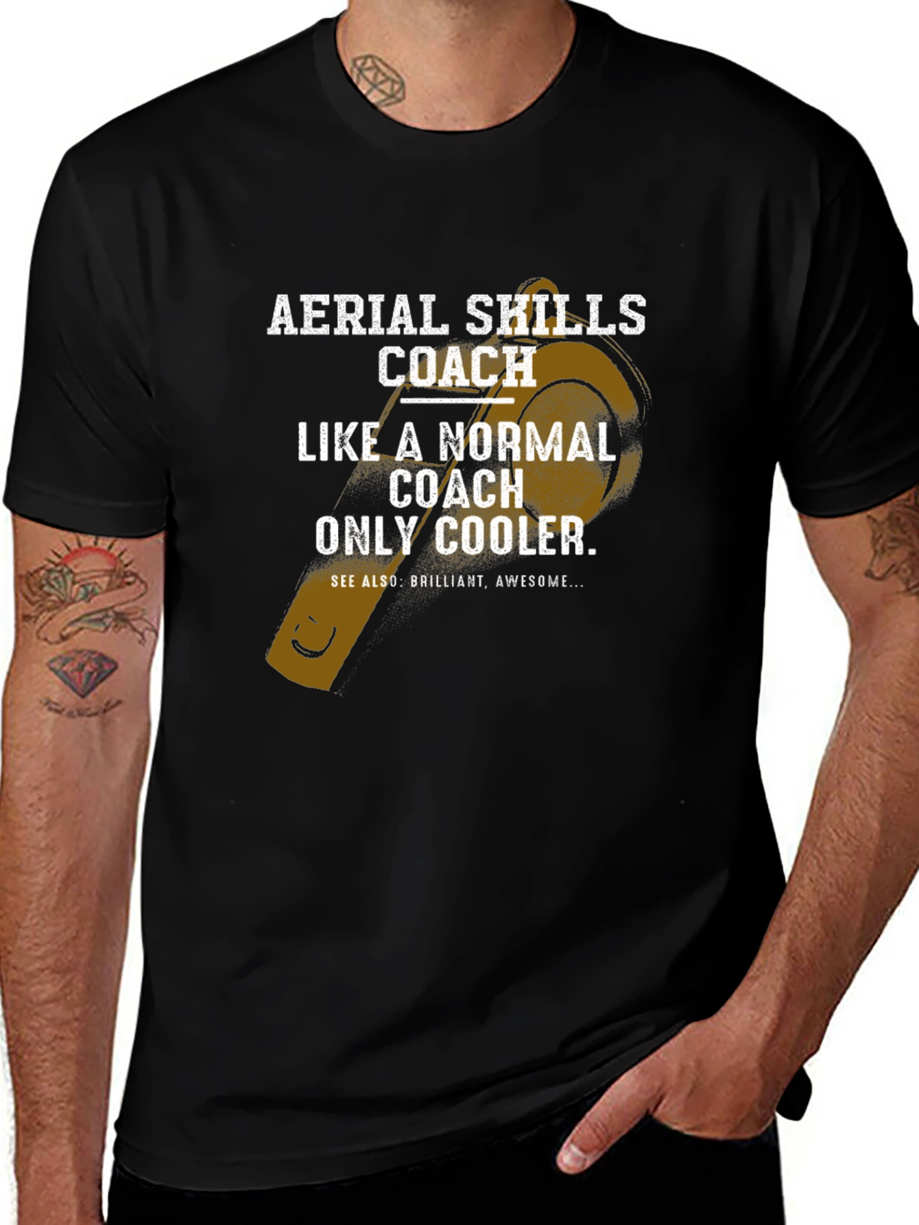 Aerial Skills Coach T-Shirt - Cool Coaching Apparel