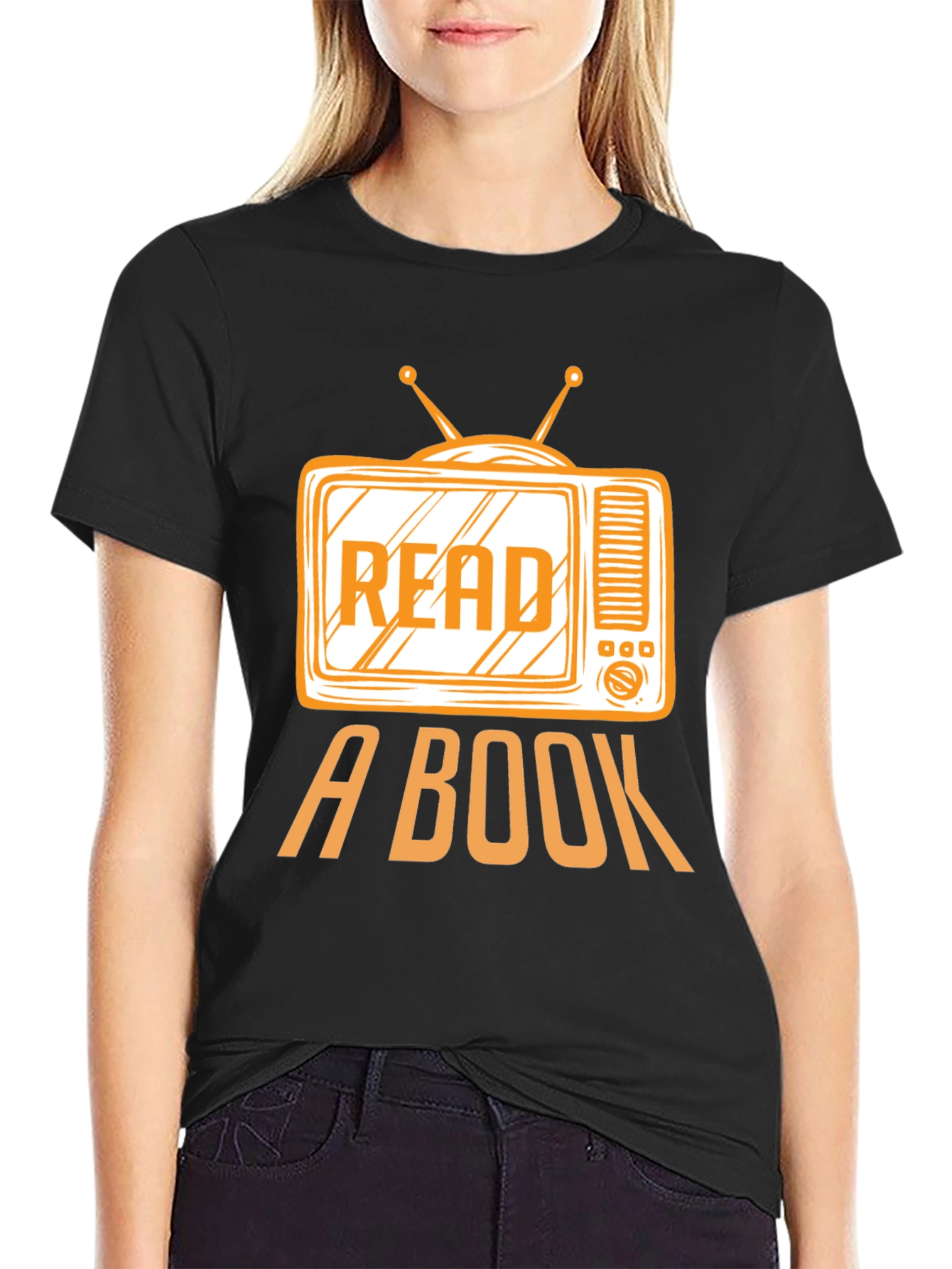 Read a Book T-Shirt - Anti-TV Retro Style Tee
