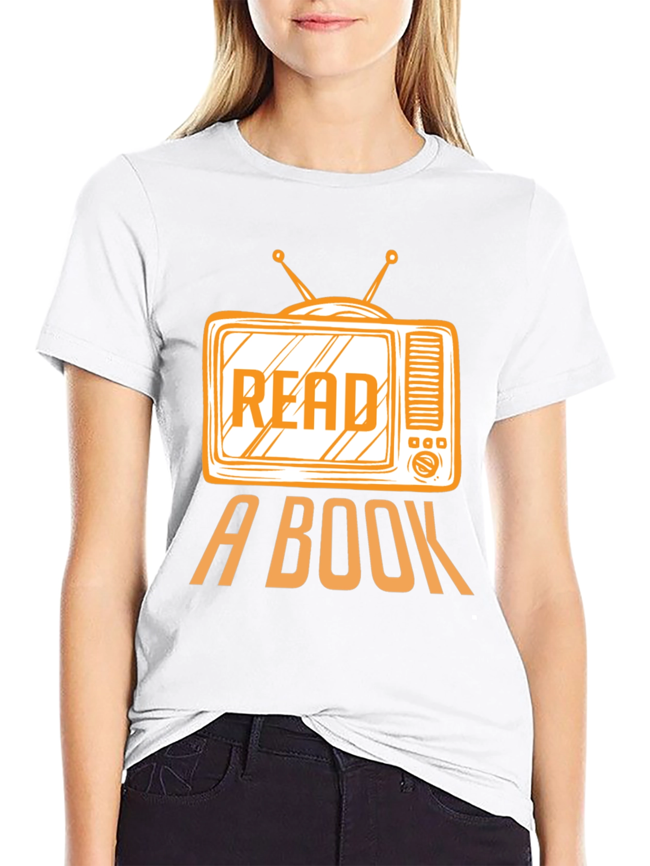 Read a Book T-Shirt - Anti-TV Retro Style Tee