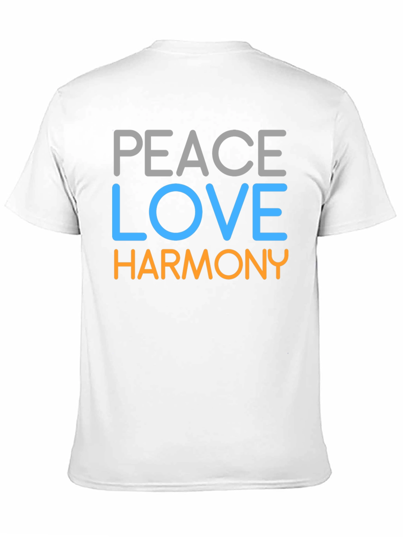Peace Love Harmony Graphic Tee - Stylish Unisex T-Shirt