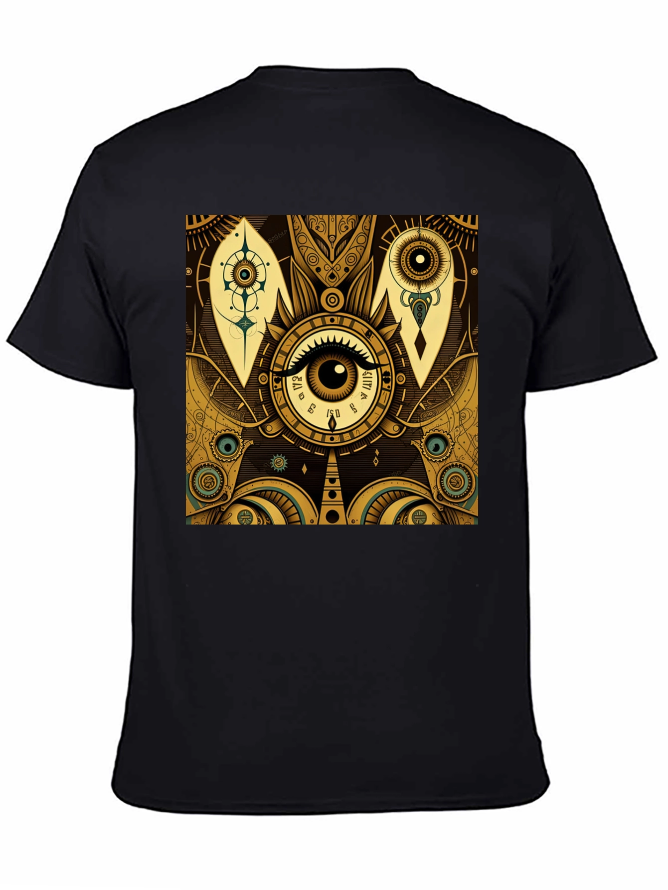 Mystic Eye Graphic Tee - Stylish Black T-Shirt
