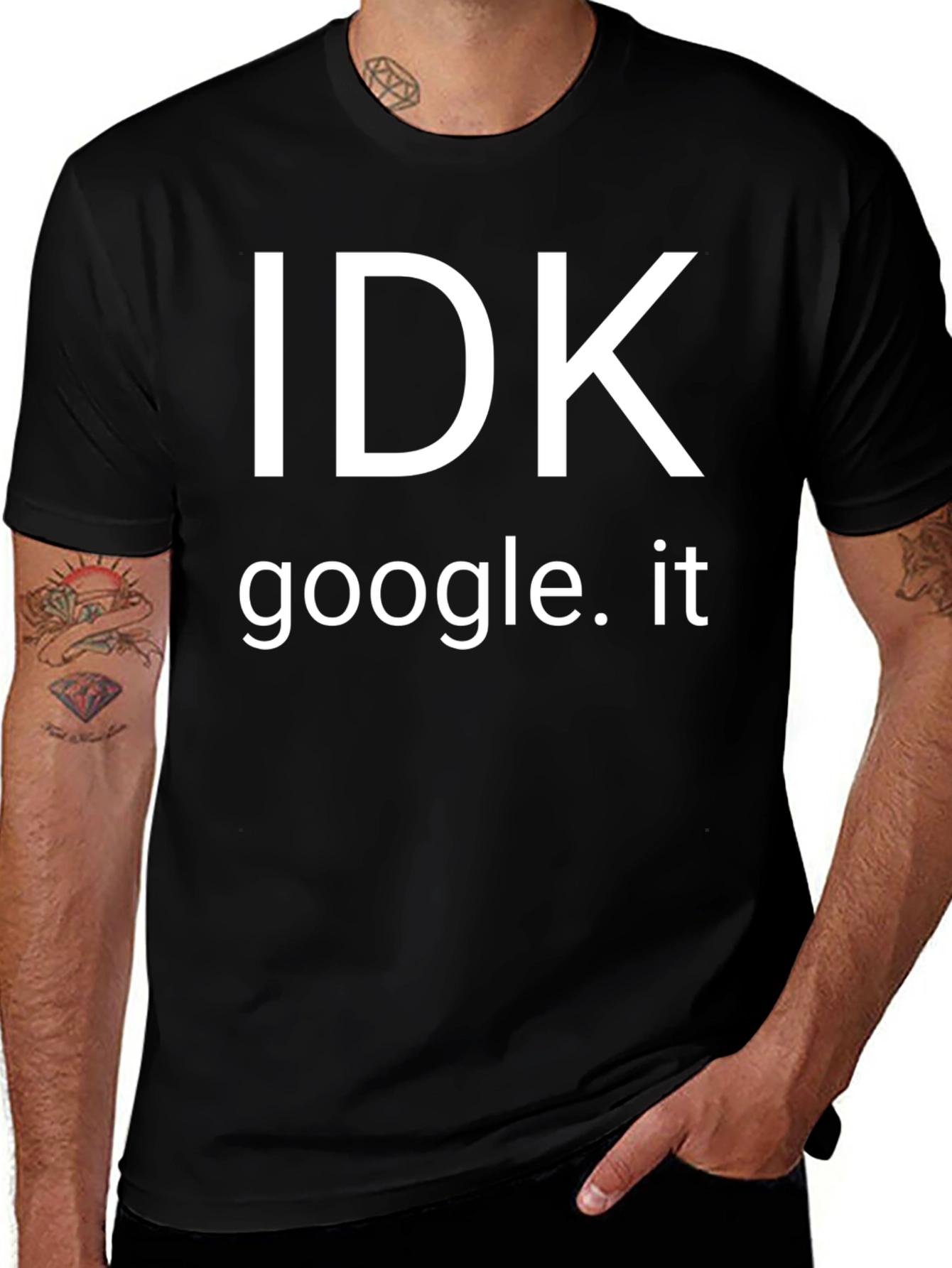 IDK Google It Funny T-Shirt Casual Top