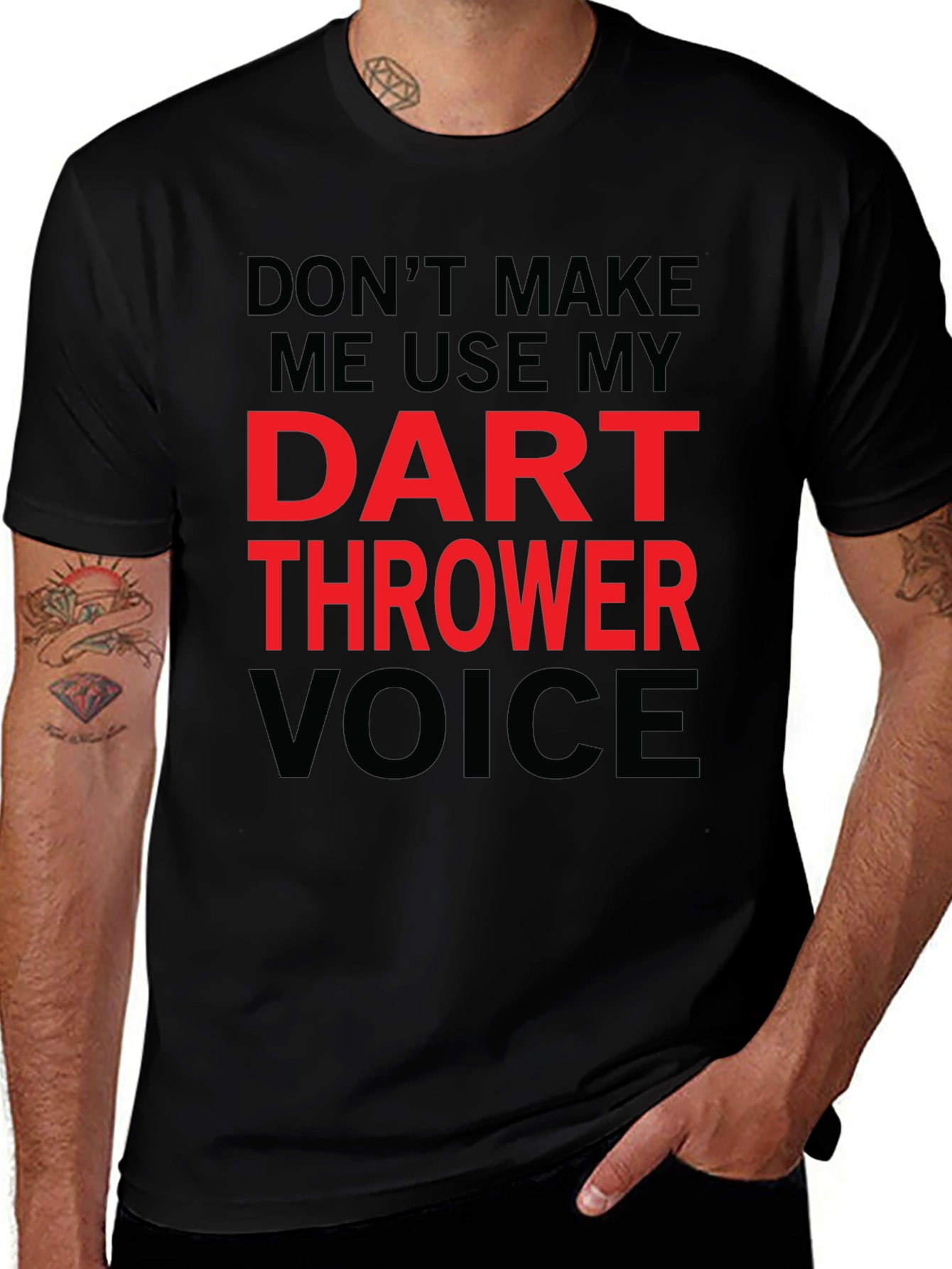Dart Thrower Voice Funny T-Shirt