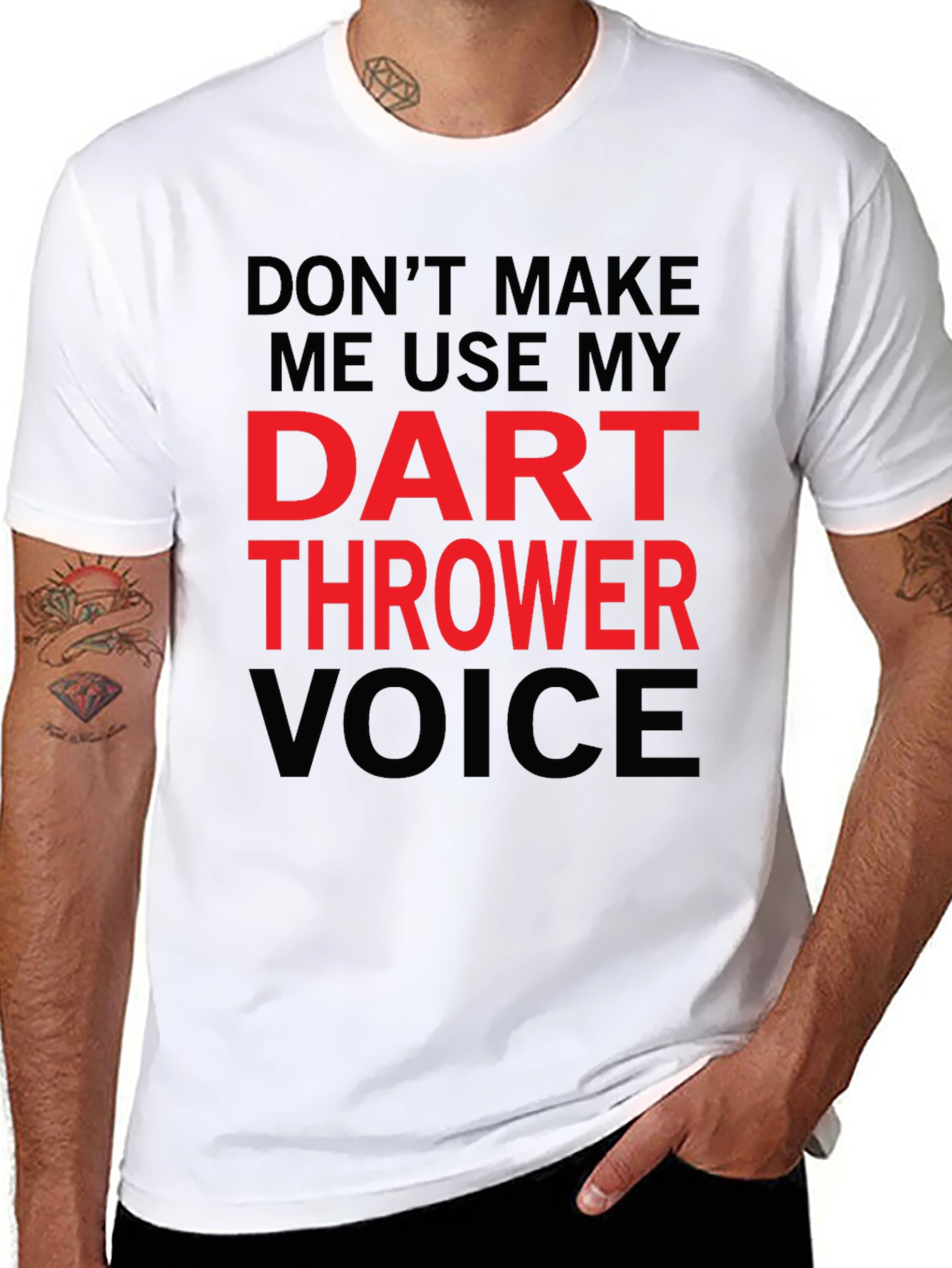 Dart Thrower Voice Funny T-Shirt