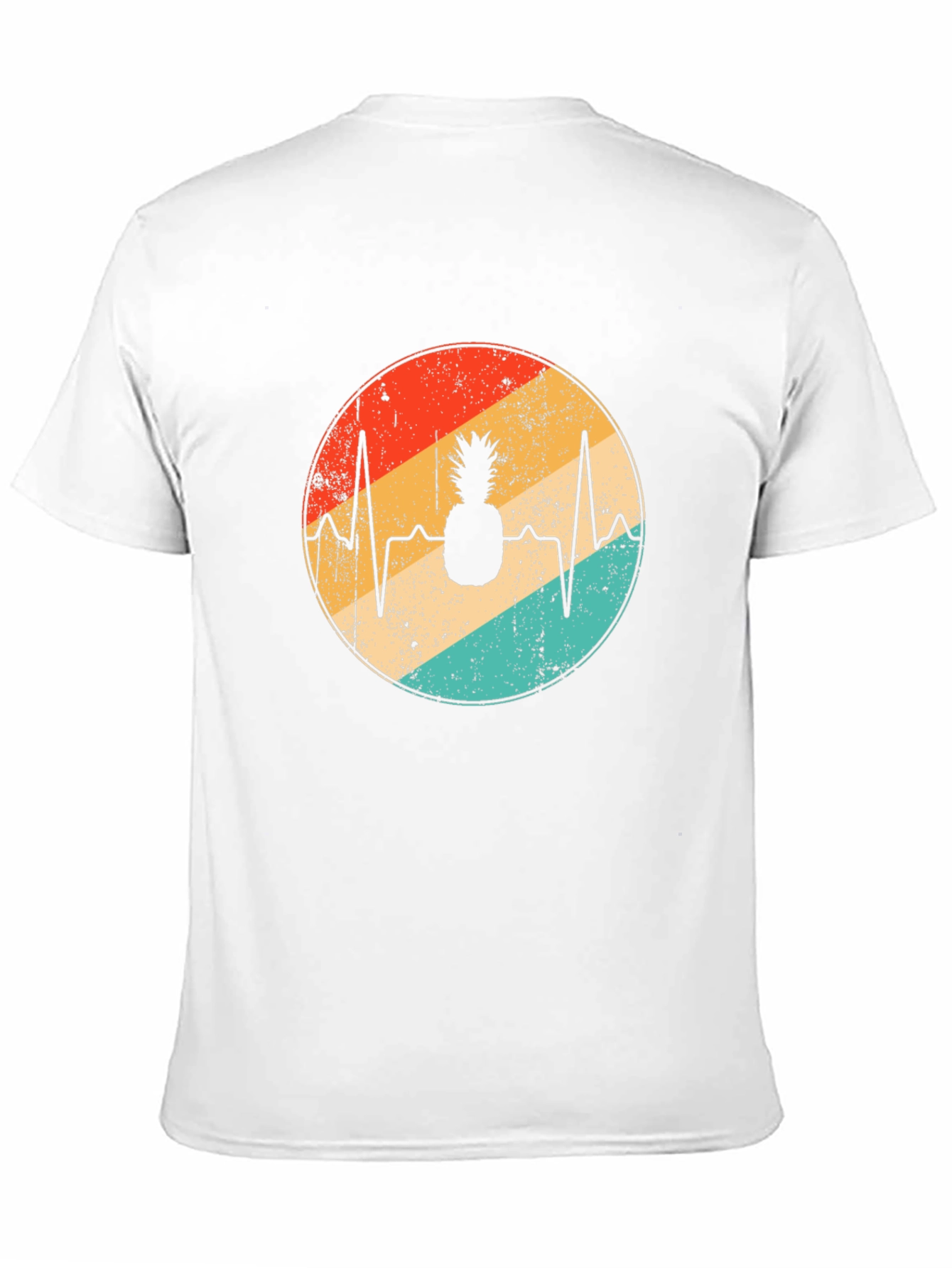 Pineapple Heartbeat Retro T-Shirt