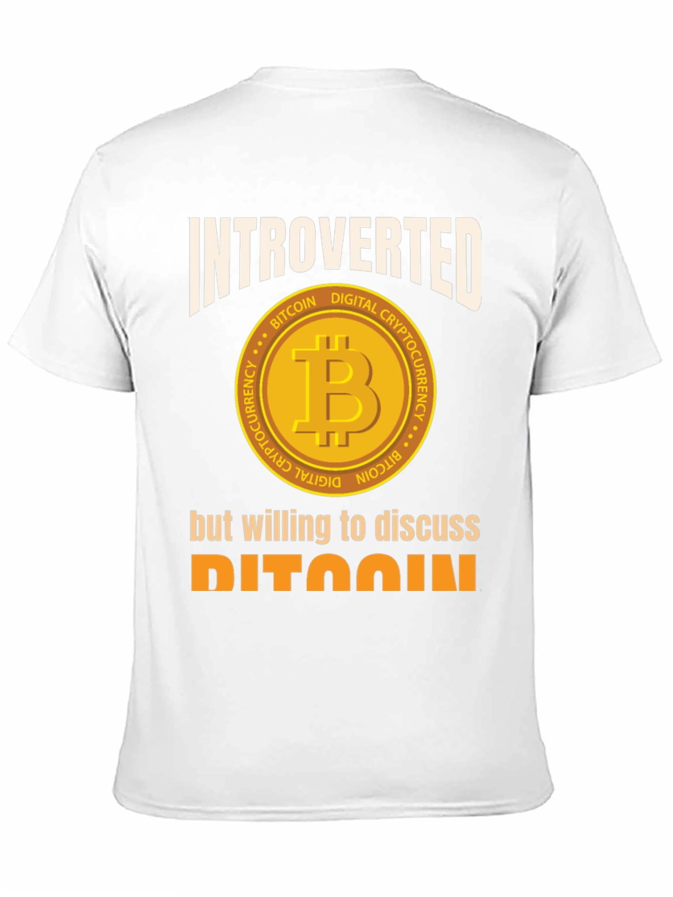 Introverted Bitcoin Crypto T-Shirt