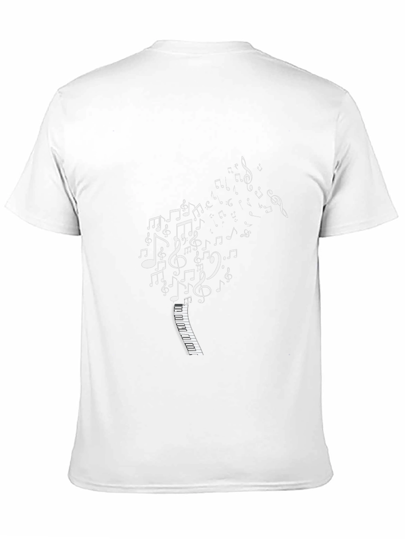 Musical Notes Piano Keyboard T-Shirt
