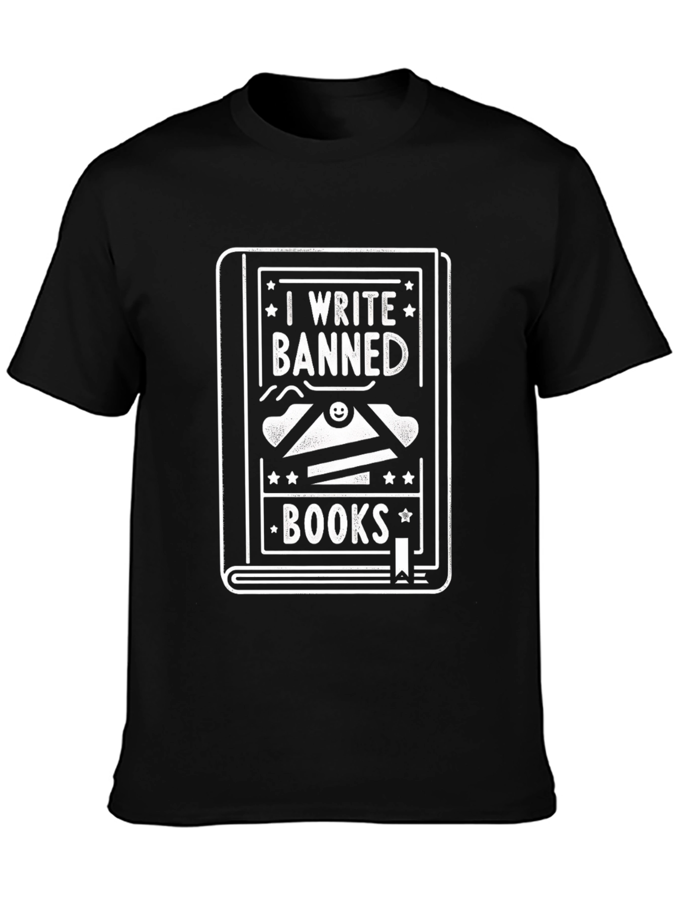I Write Banned Books Graphic Novelty Tee