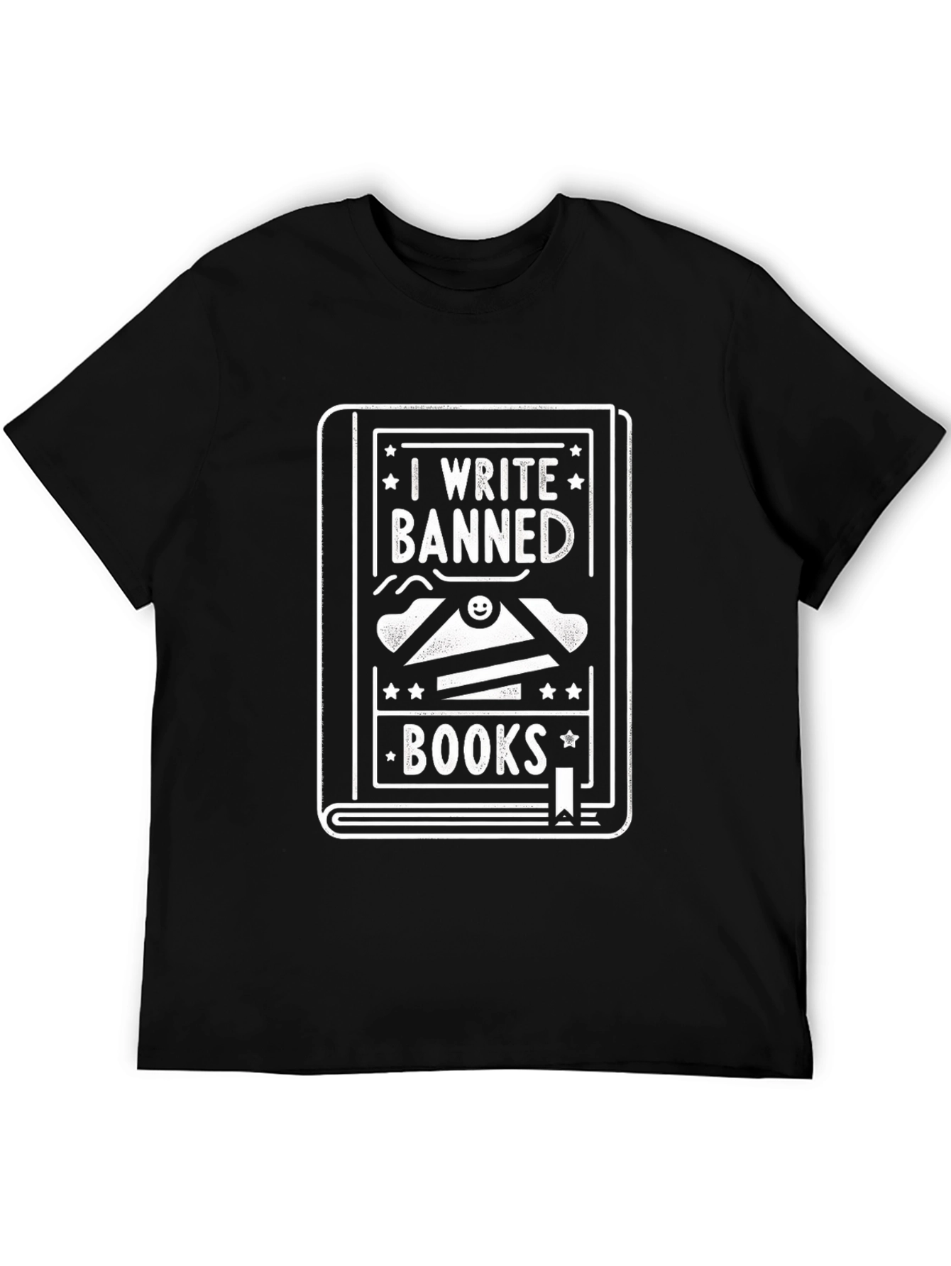 I Write Banned Books Graphic Novelty Tee