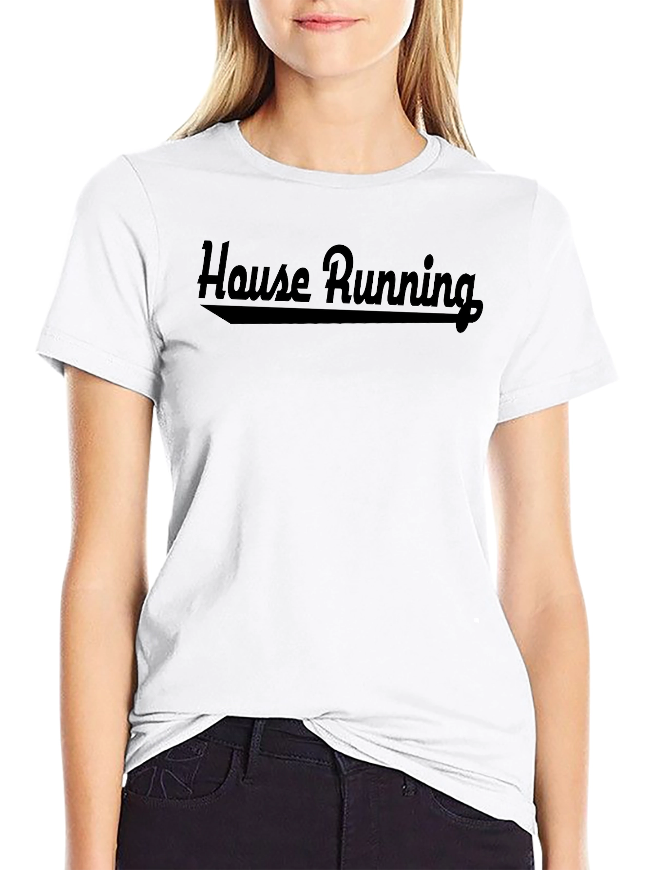 House Running Graphic Tee - Premium Comfort