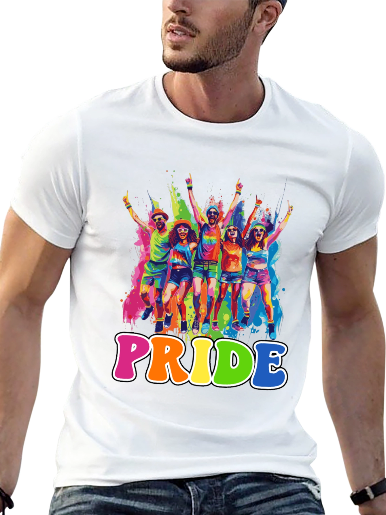 Pride Celebration Tee - Vibrant Graphic T-Shirt