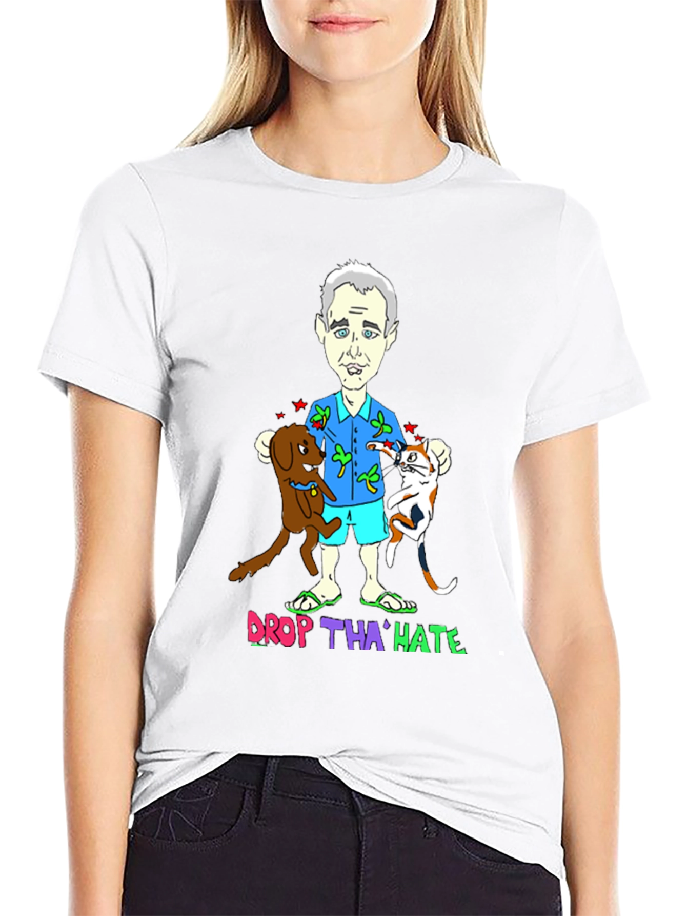 Drop Tha Hate Graphic T-Shirt