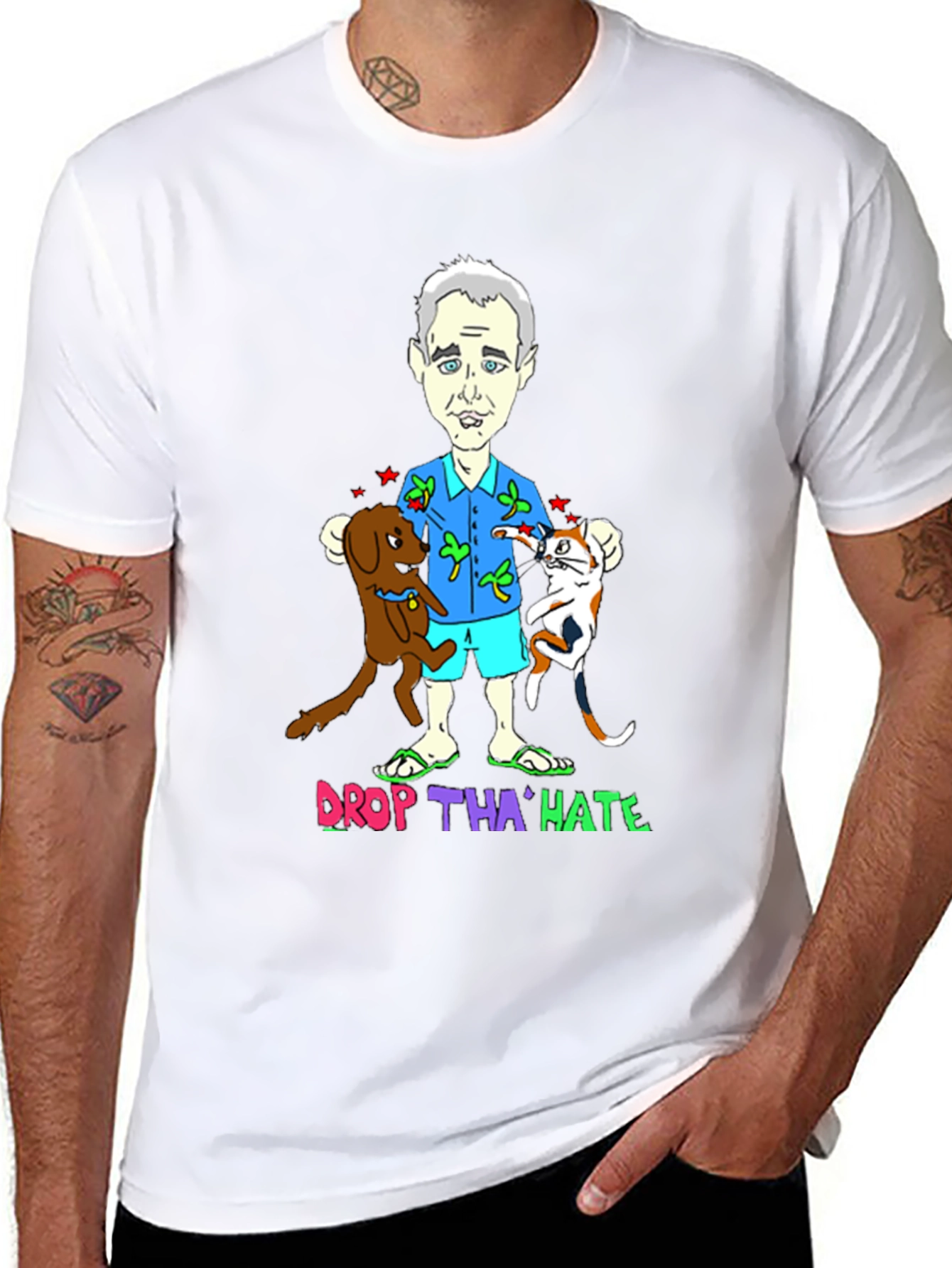 Drop Tha Hate Graphic T-Shirt