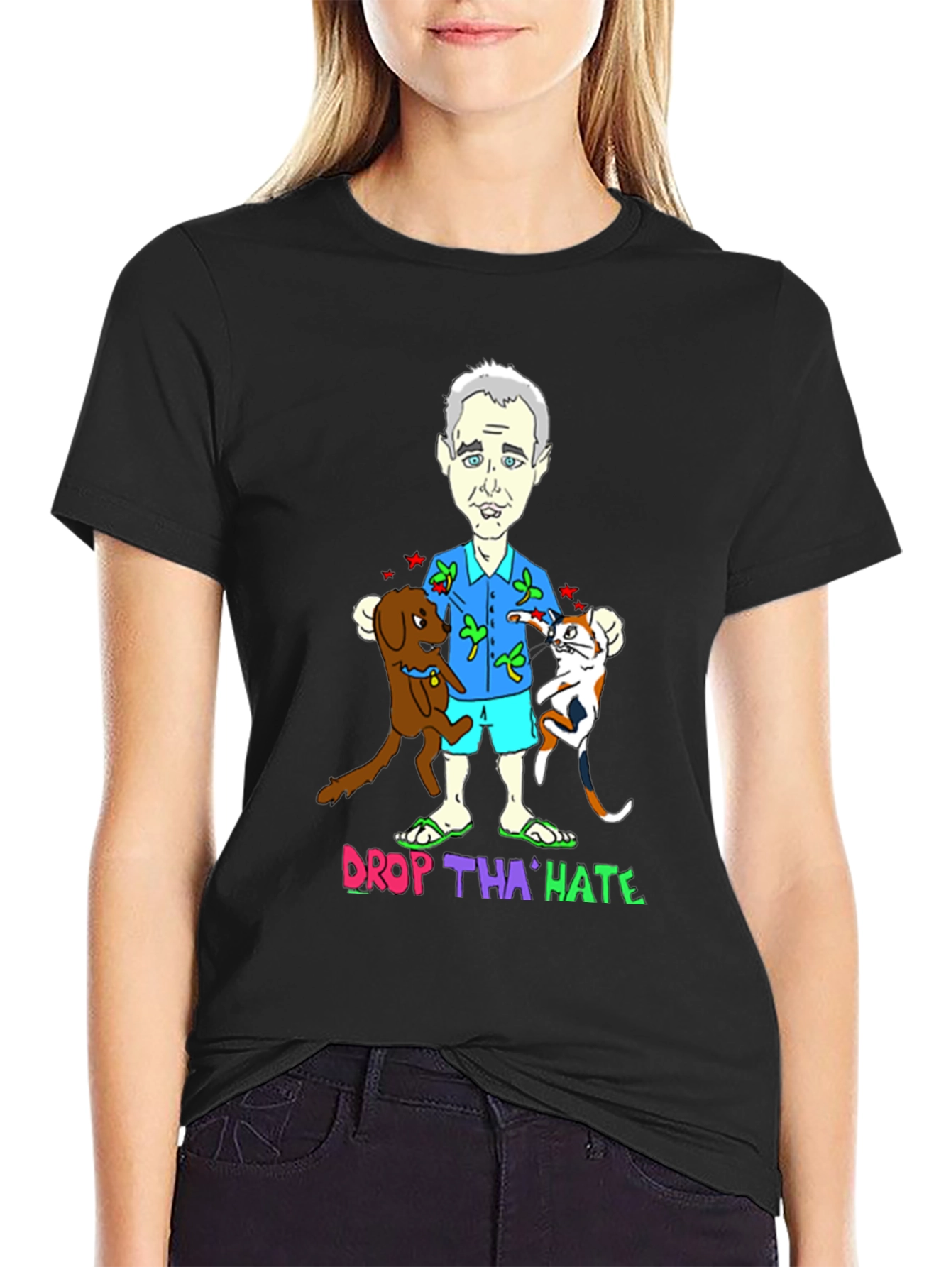 Drop Tha Hate Graphic T-Shirt