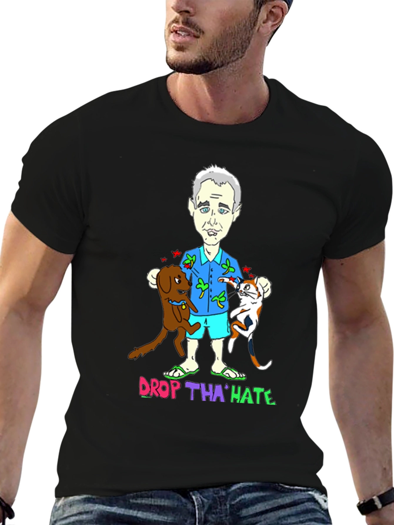 Drop Tha Hate Graphic T-Shirt