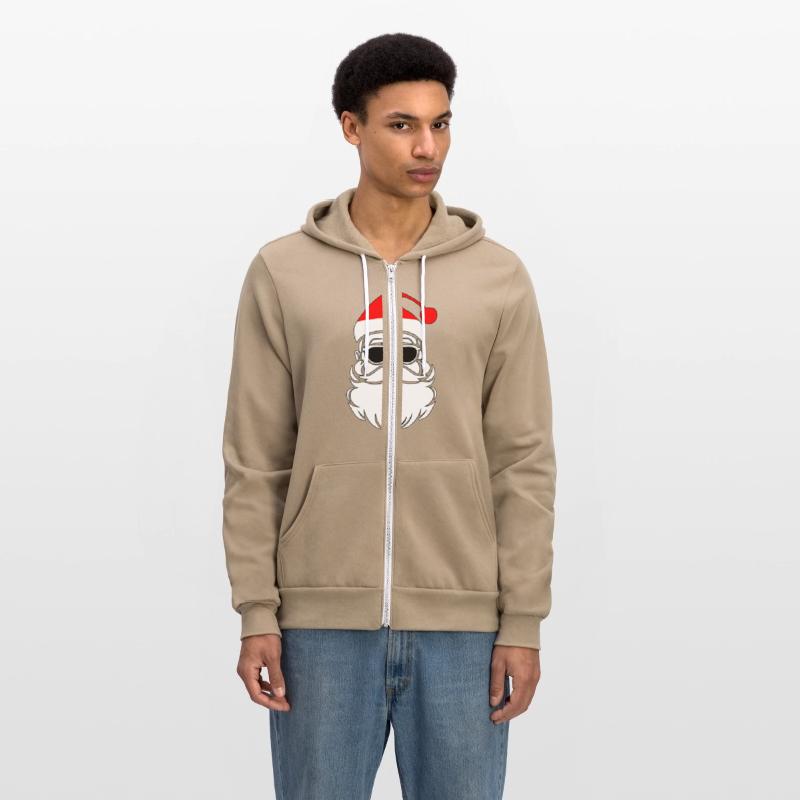 Santa With Sunglasses, Hipster Mustache Red Hat