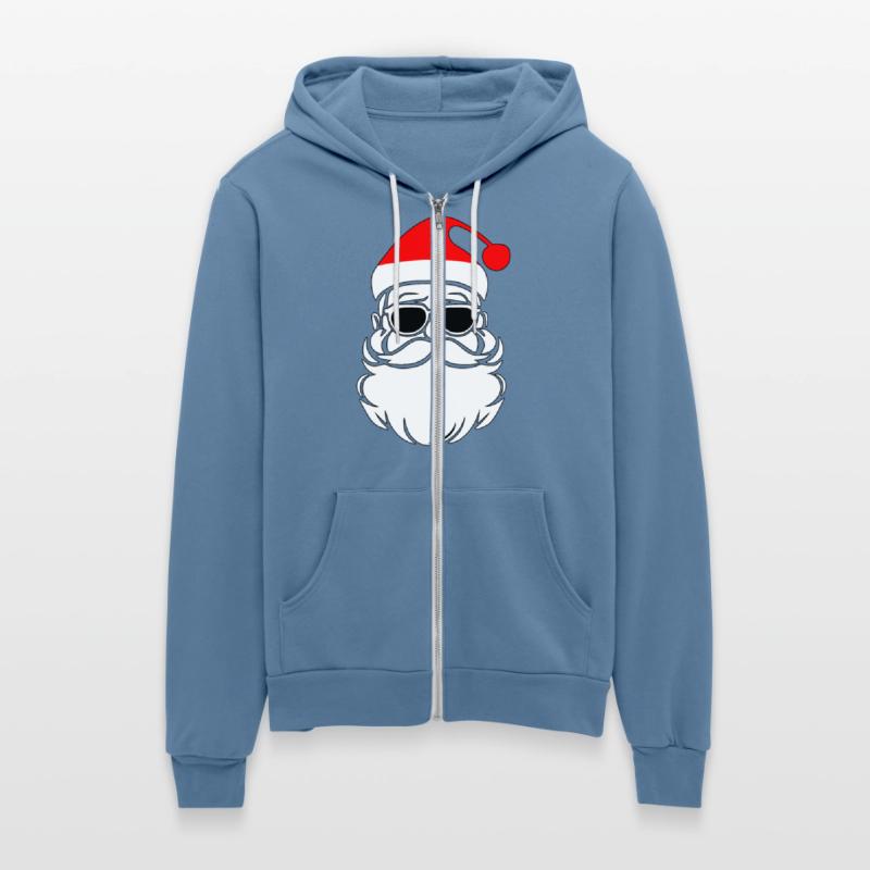 Santa With Sunglasses, Hipster Mustache Red Hat