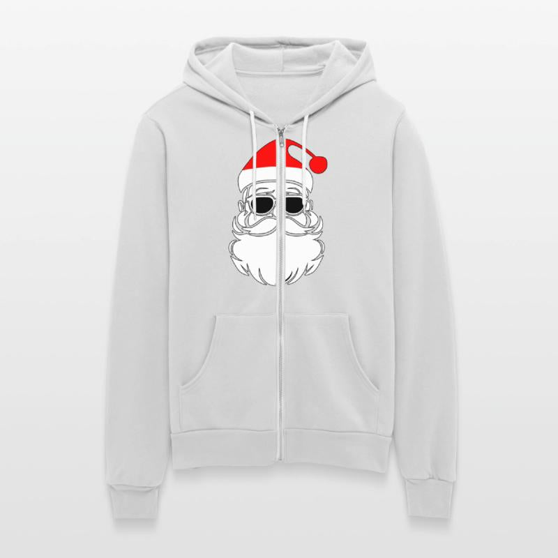 Santa With Sunglasses, Hipster Mustache Red Hat
