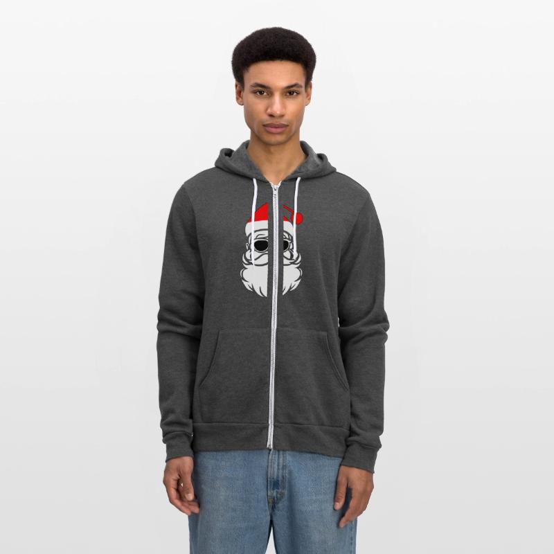 Santa With Sunglasses, Hipster Mustache Red Hat