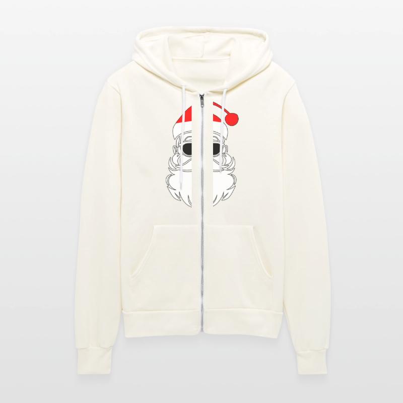 Santa With Sunglasses, Hipster Mustache Red Hat