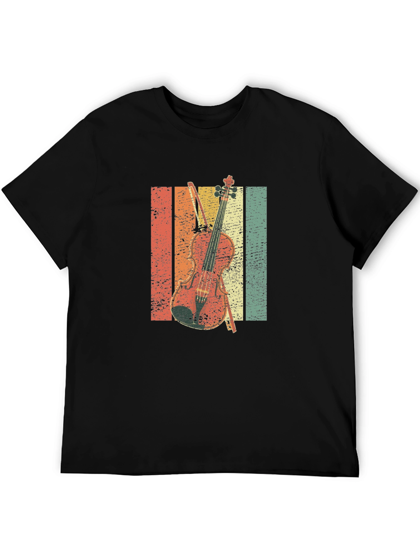 Retro Violin T-Shirt - Music Lover Tee