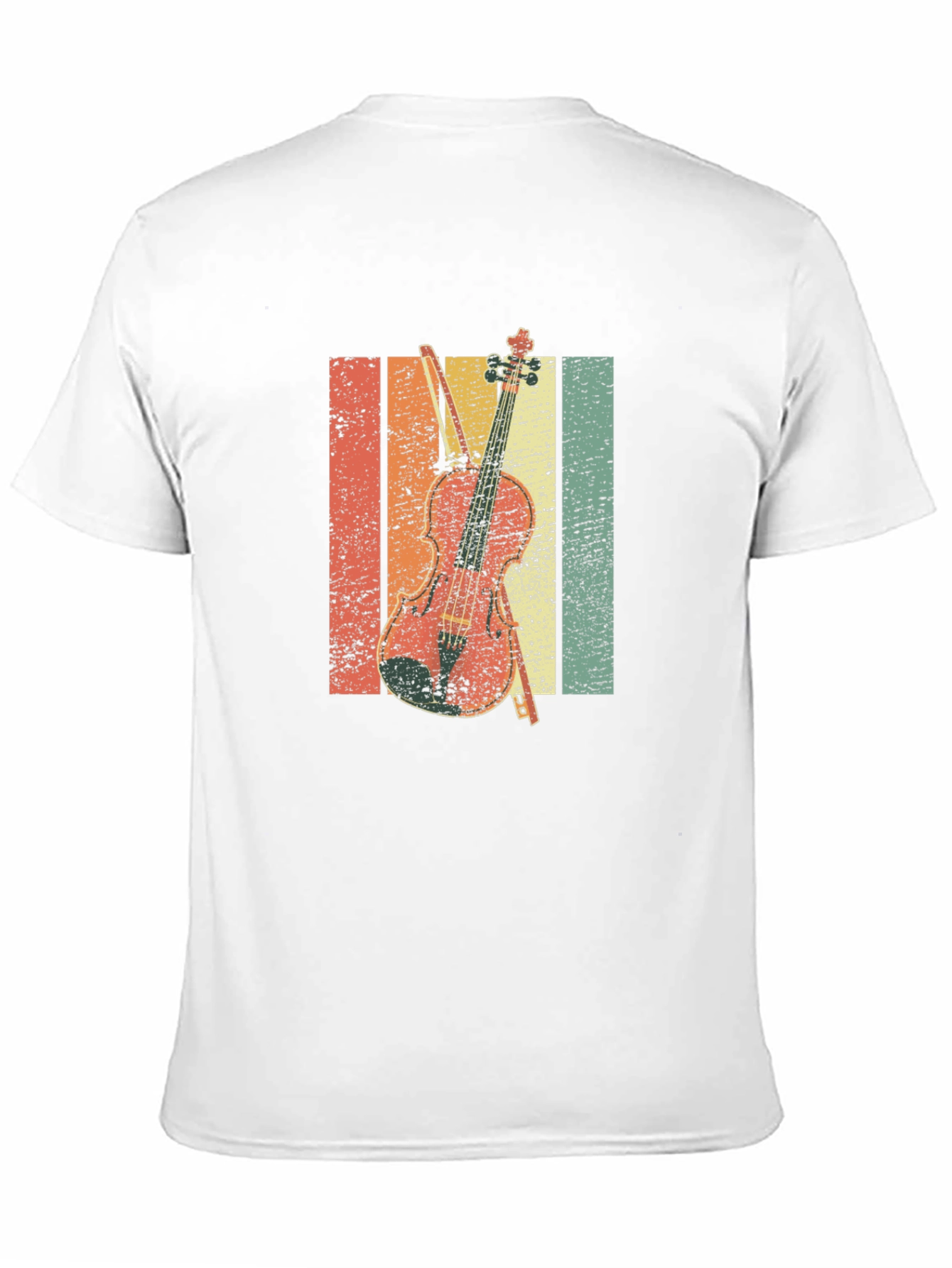 Retro Violin T-Shirt - Music Lover Tee