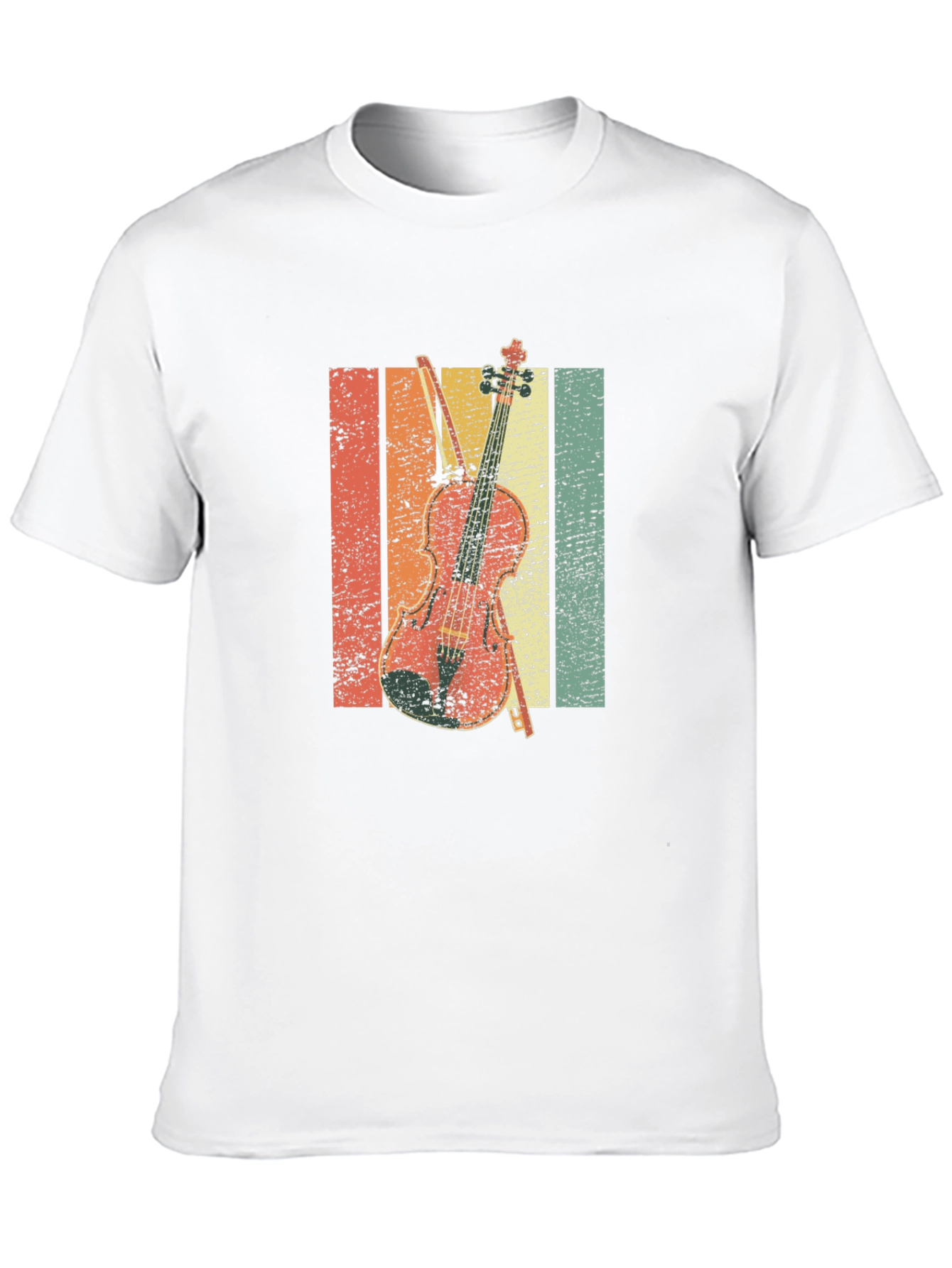 Retro Violin T-Shirt - Music Lover Tee