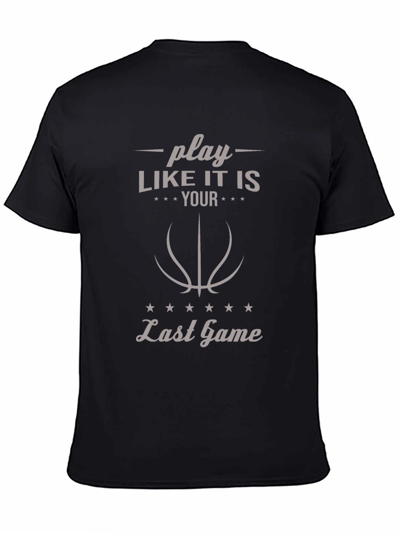 Basketball T-Shirt: Play Like Its Your Last Game