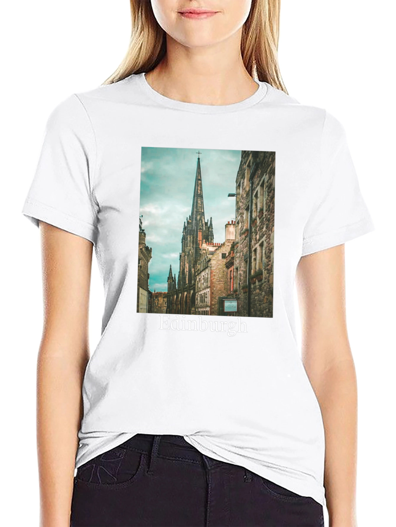 Edinburgh Graphic Tee - Classic City Design