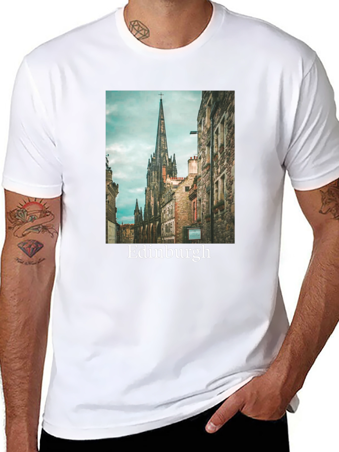 Edinburgh Graphic Tee - Classic City Design