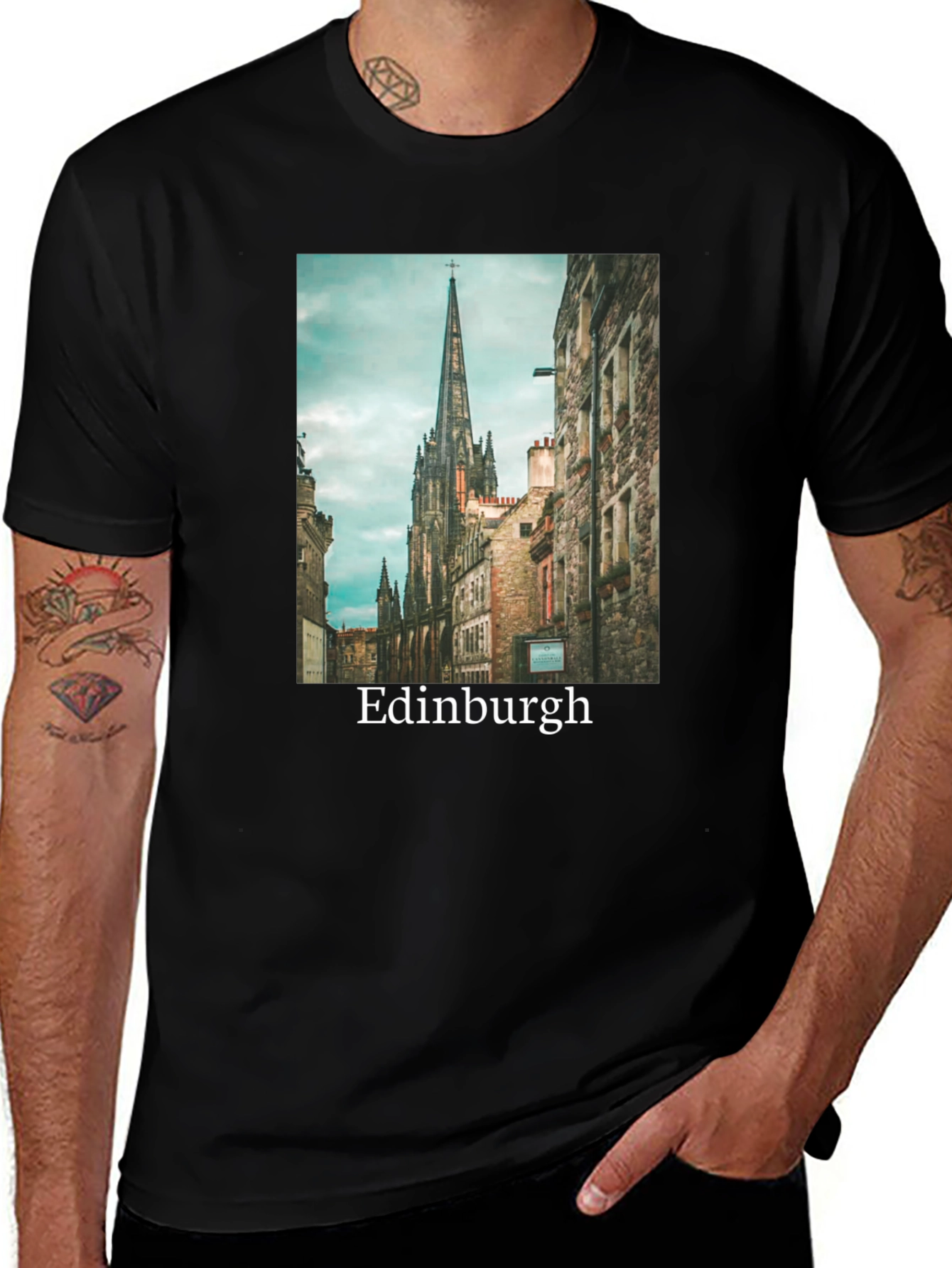 Edinburgh Graphic Tee - Classic City Design
