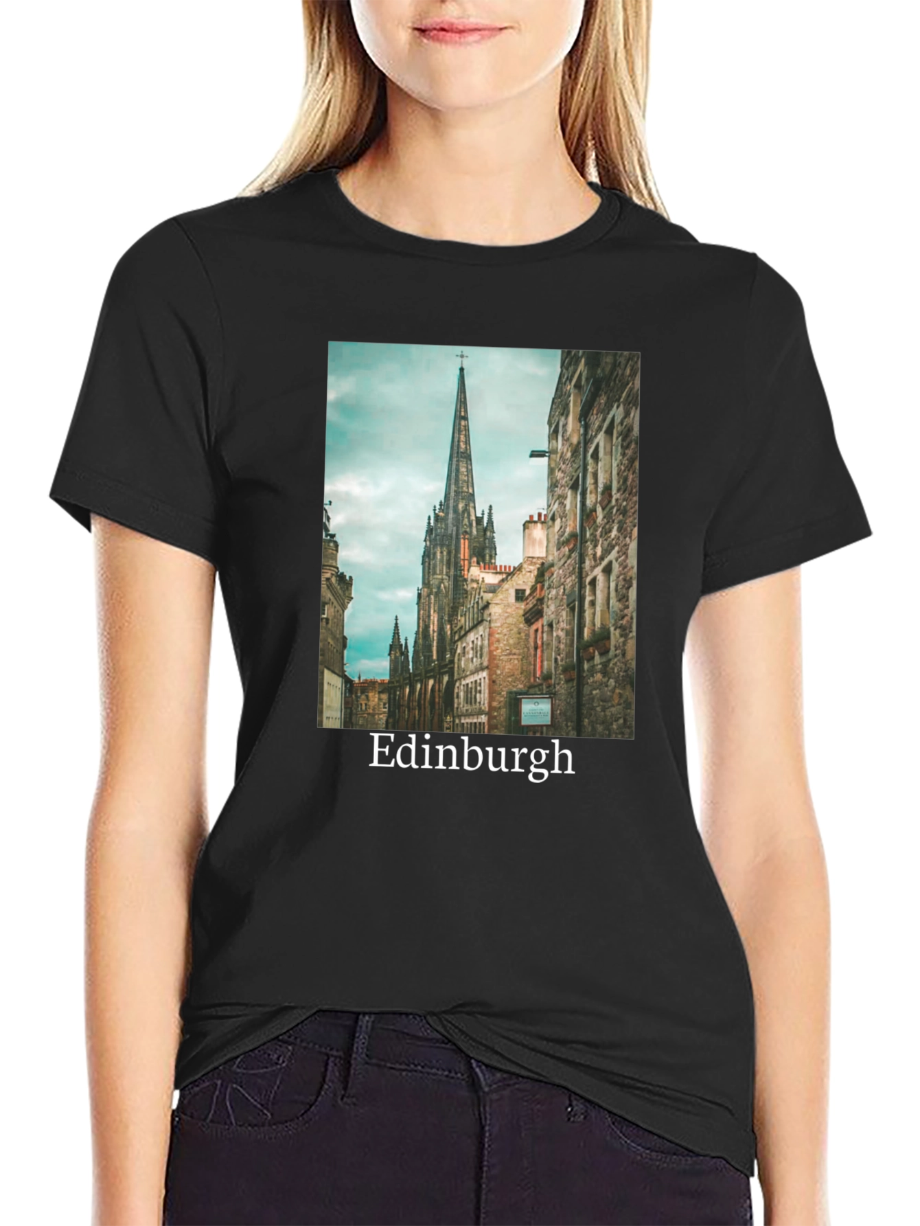 Edinburgh Graphic Tee - Classic City Design