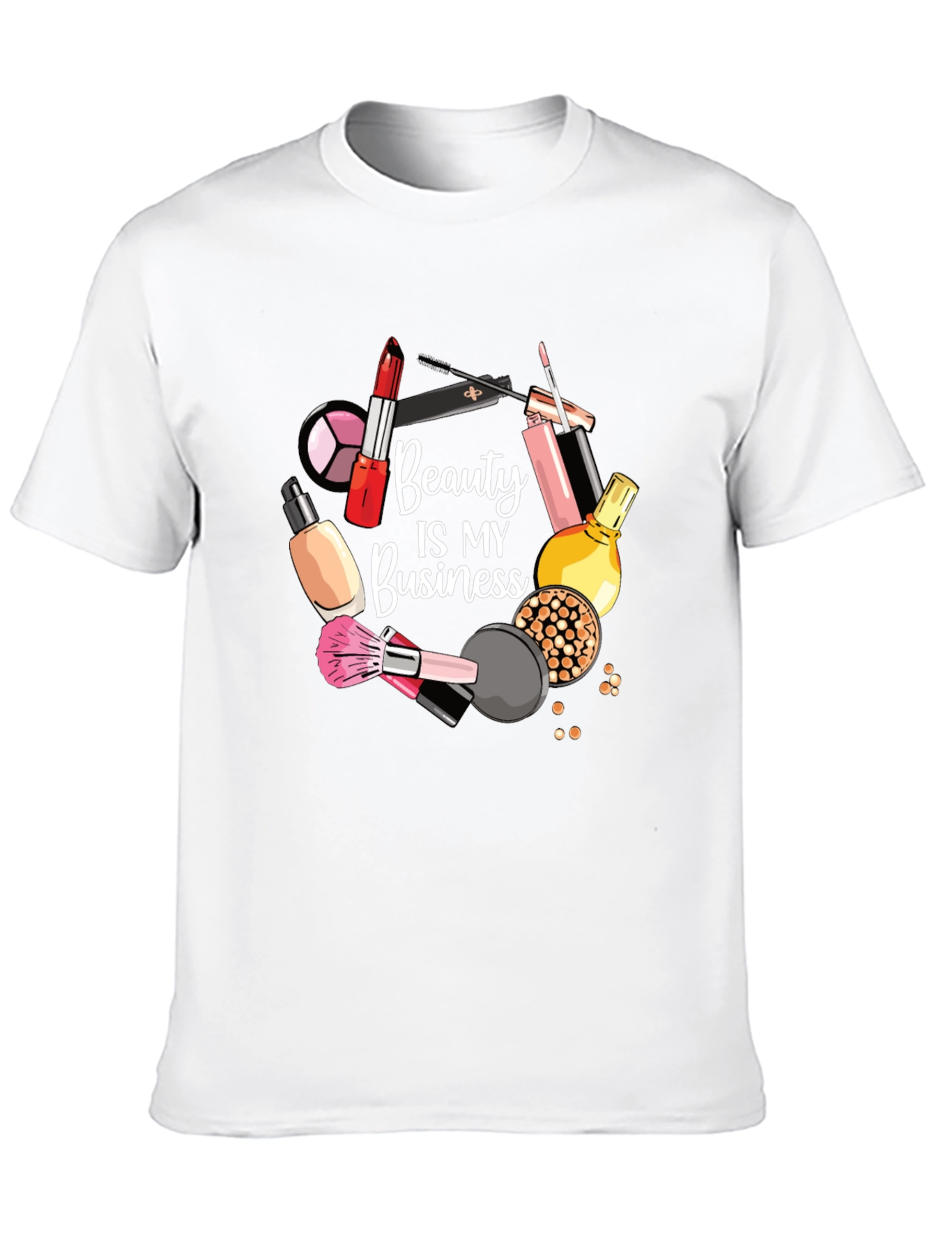 Beauty Is My Business Black Graphic T-Shirt