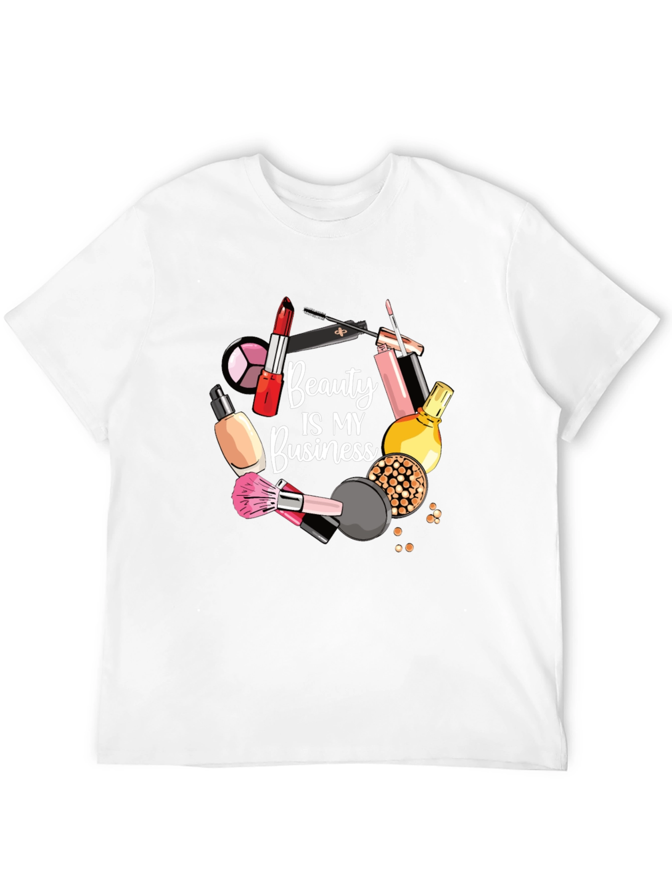 Beauty Is My Business Black Graphic T-Shirt