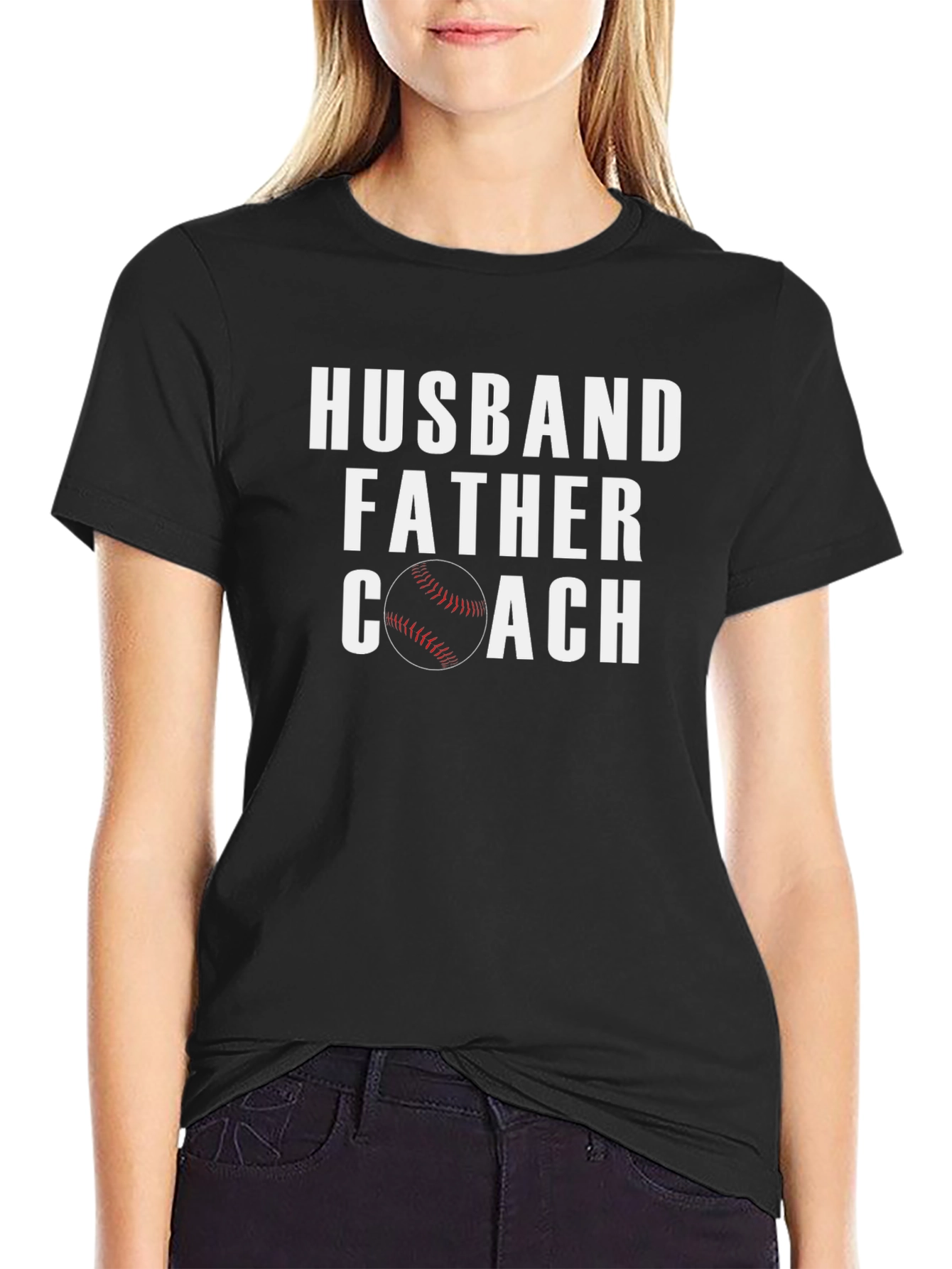Husband Father Coach Graphic T-Shirt