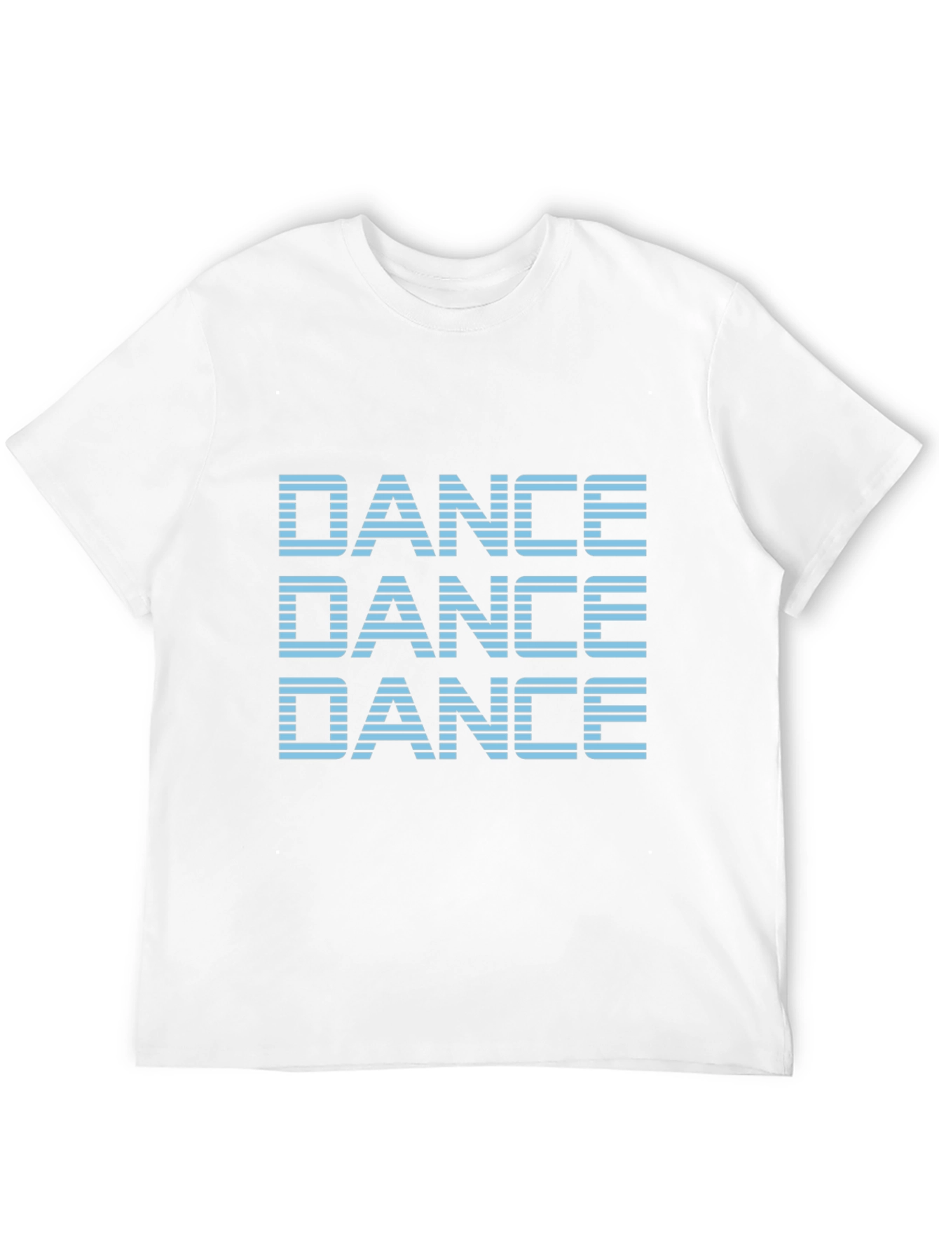 Dance Graphic Tee - Black Cotton Crew Neck T-Shirt