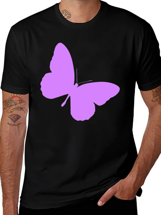Butterfly Graphic Black T-Shirt