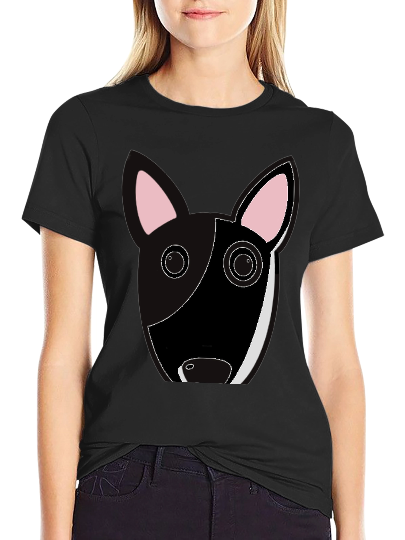 Cute Bull Terrier Graphic Tee
