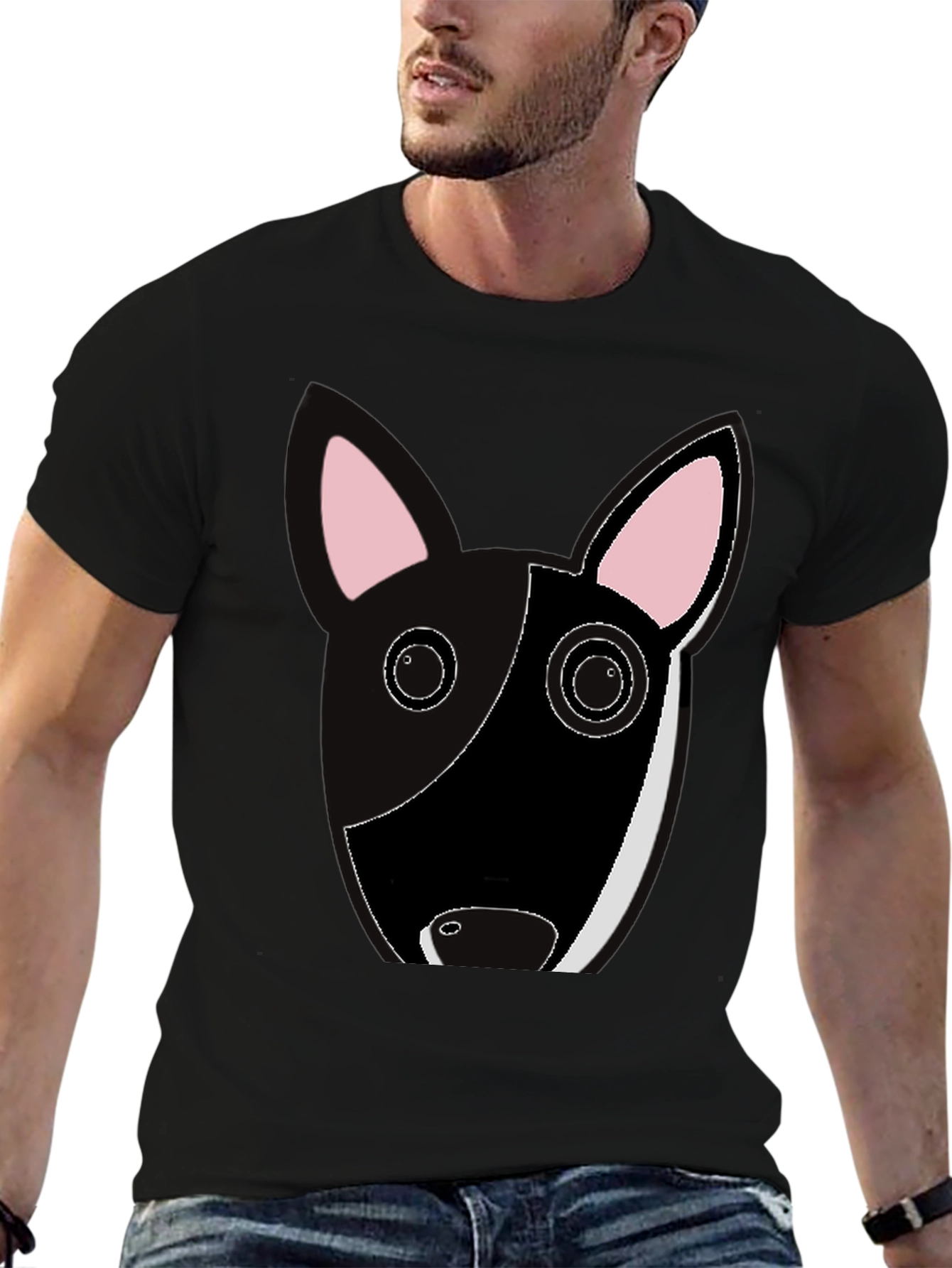 Cute Bull Terrier Graphic Tee