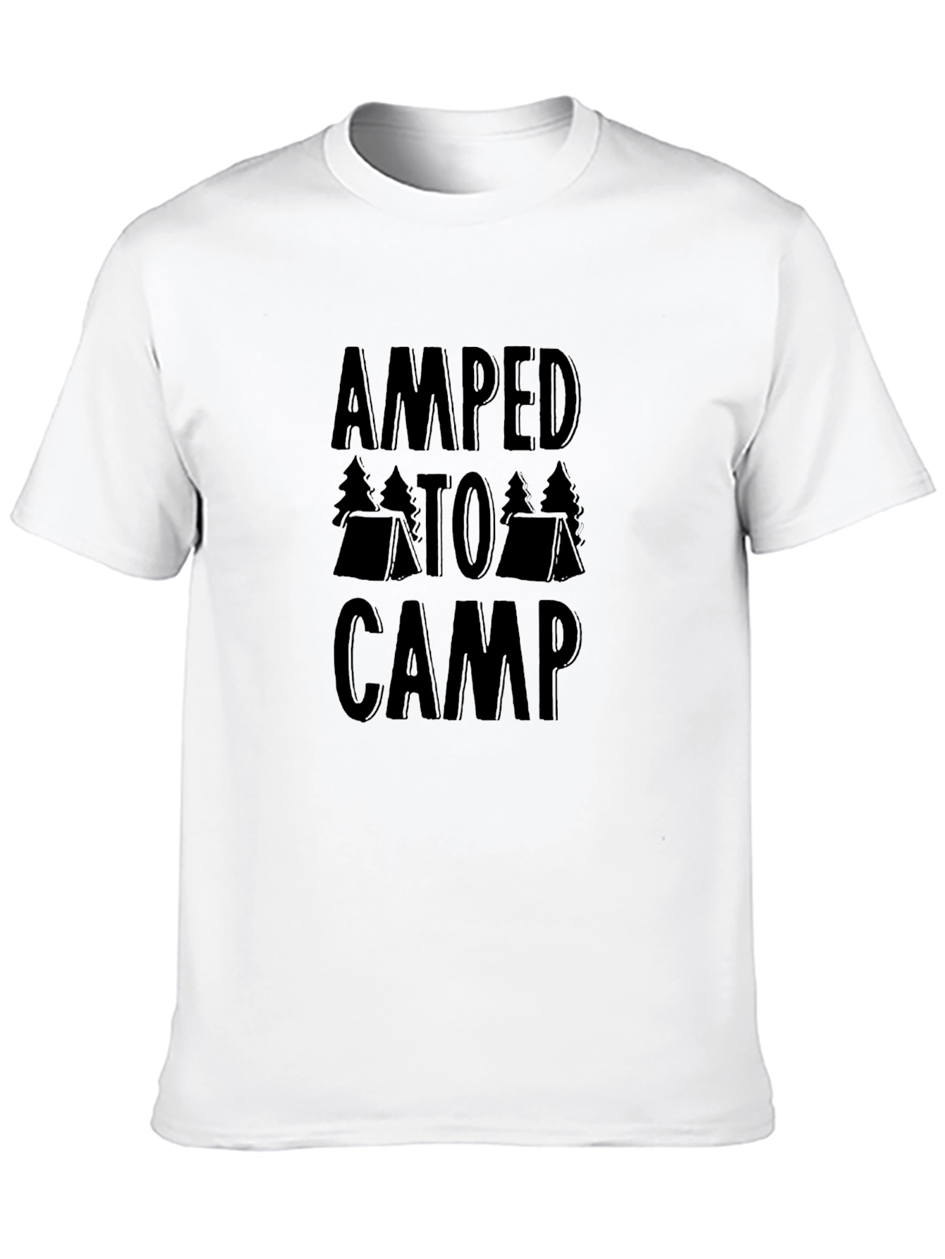 Amped to Camp Graphic Tee - Black
