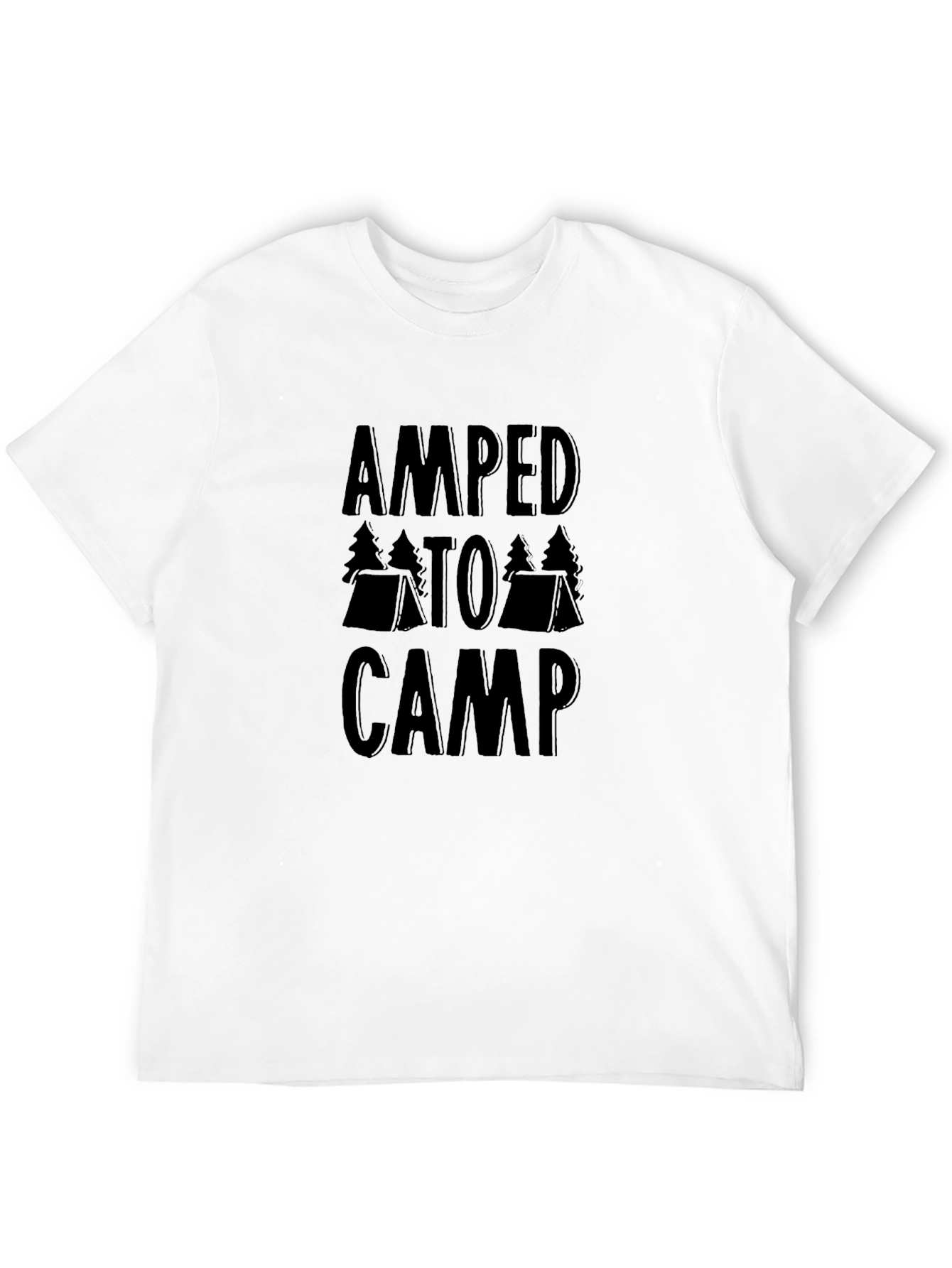 Amped to Camp Graphic Tee - Black